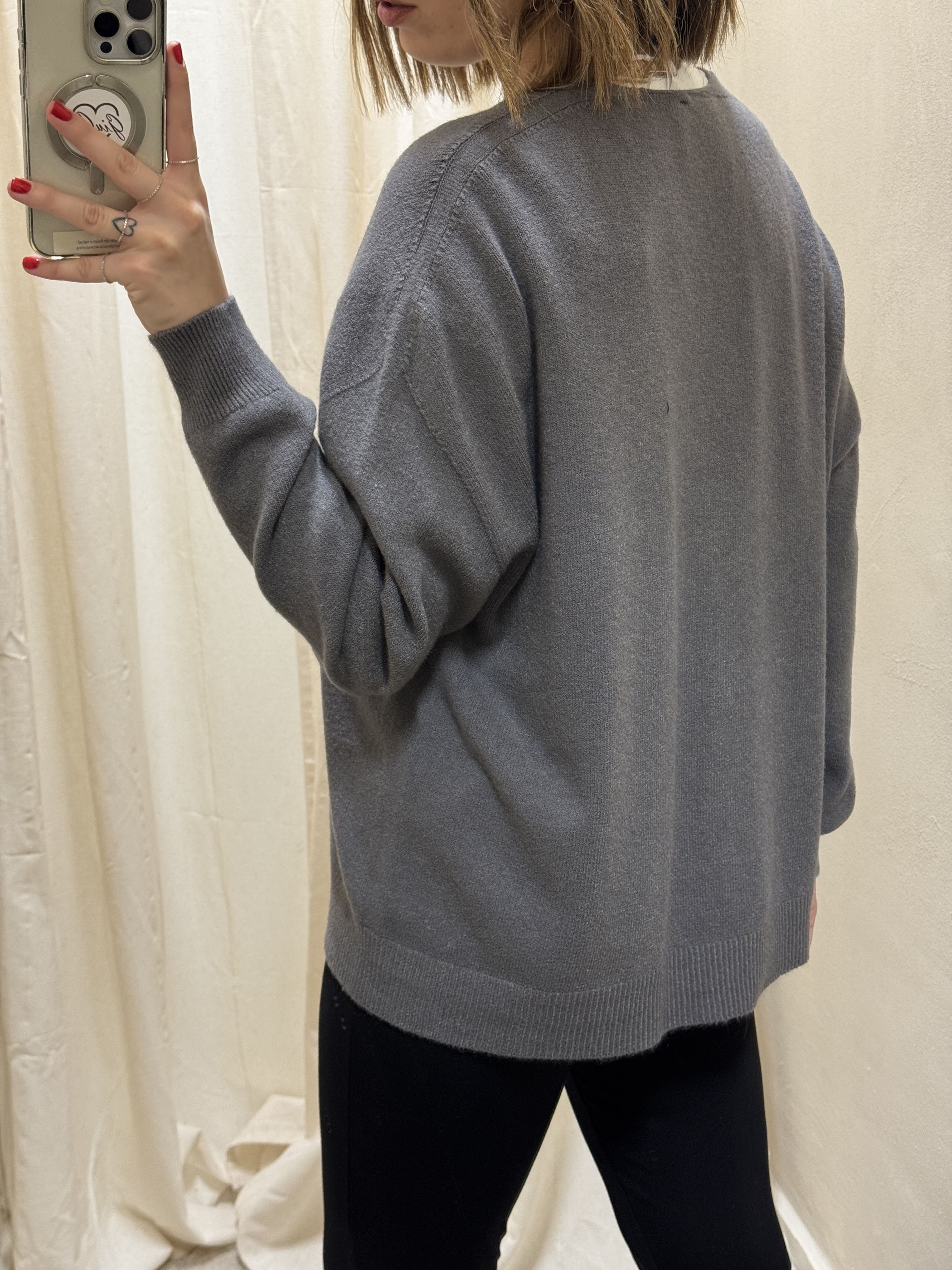 Cardigan oversize scollo V Imperial