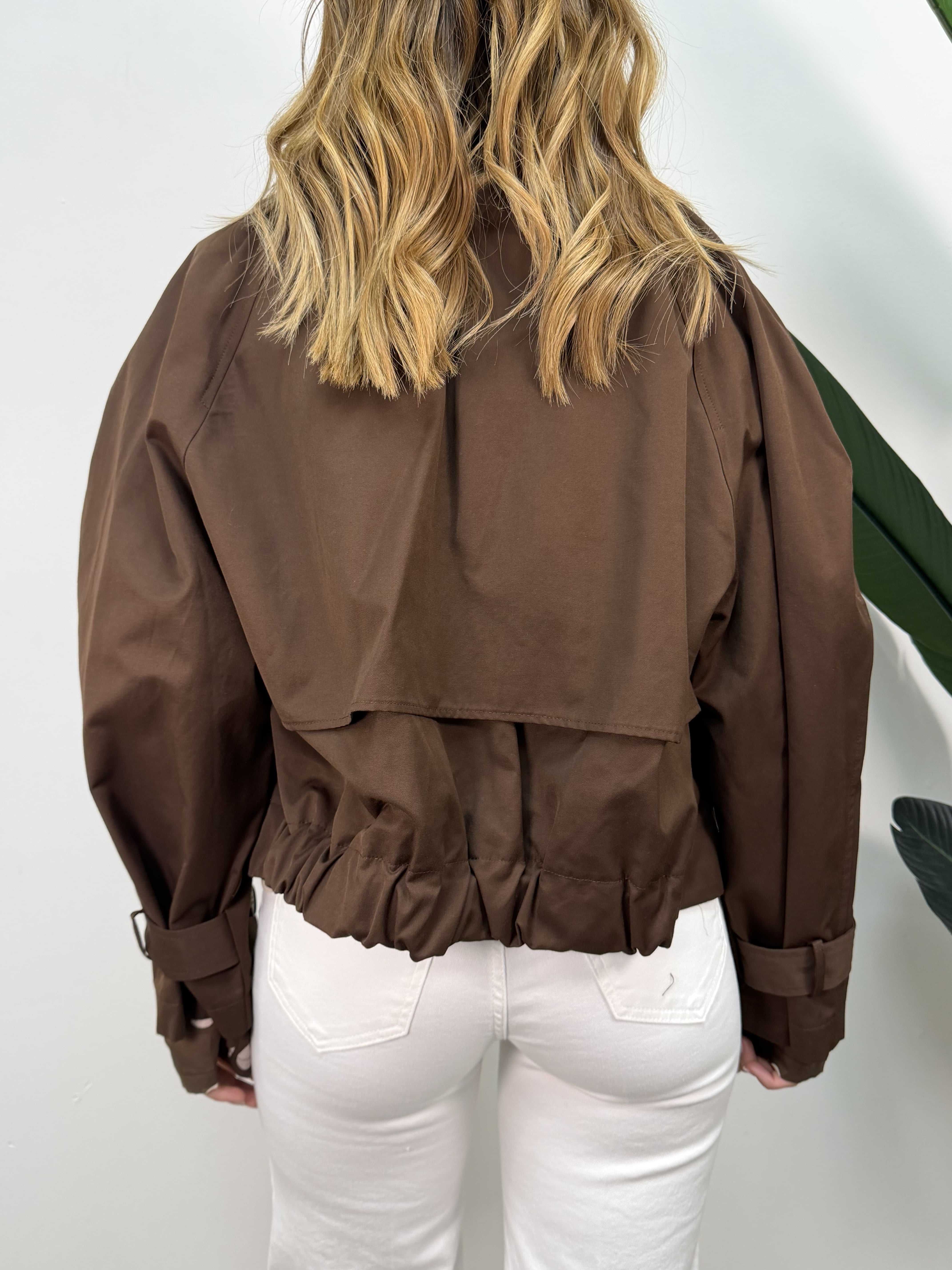 Trench corto in cotone Tensione In