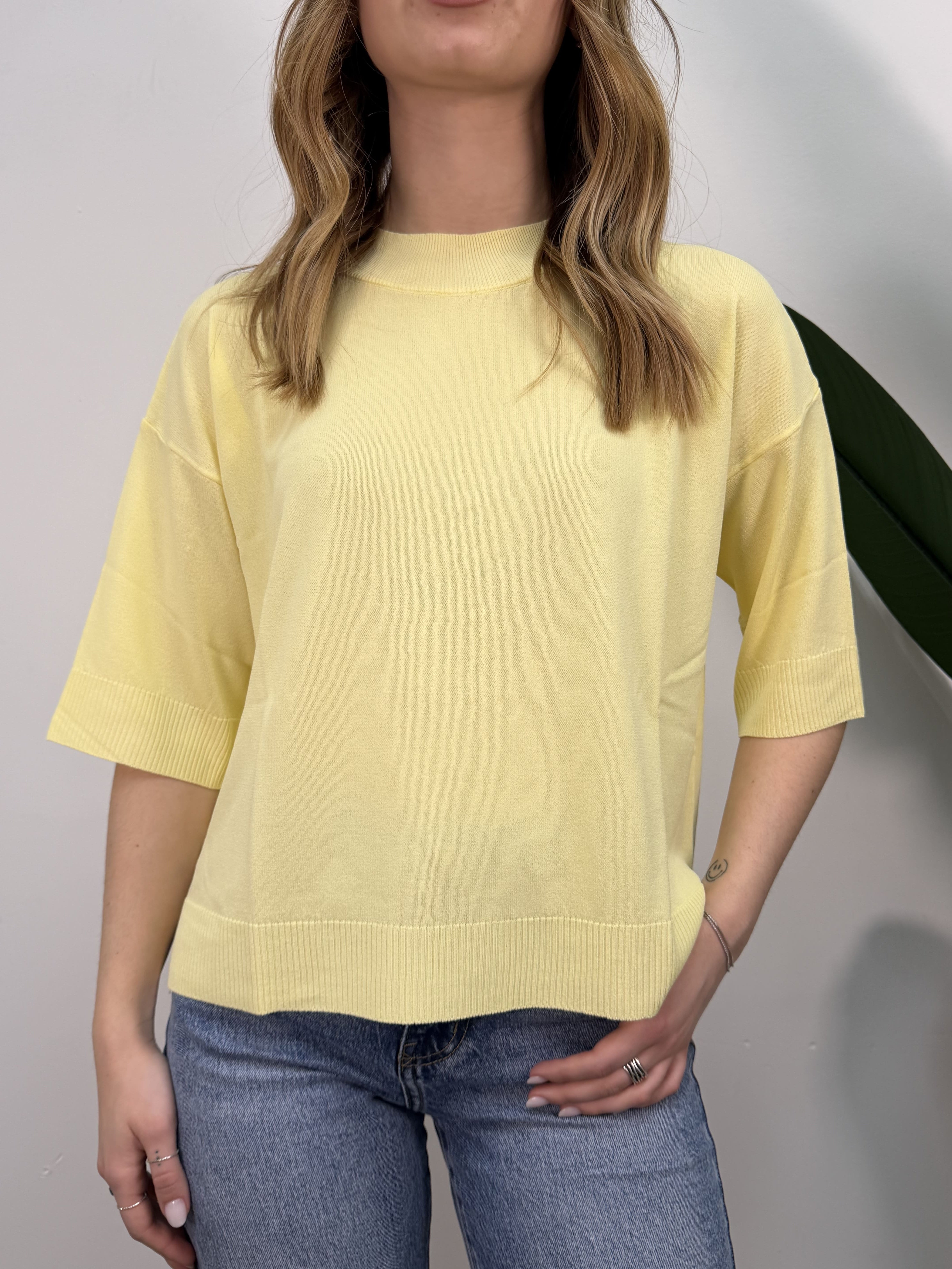 Maglioncino girocollo misto viscosa Susy Mix