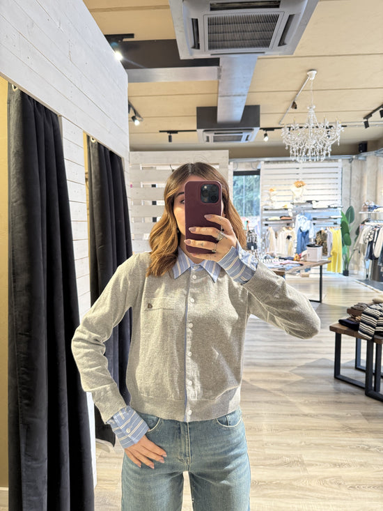 Polo camicia in filo di cotone Dixie