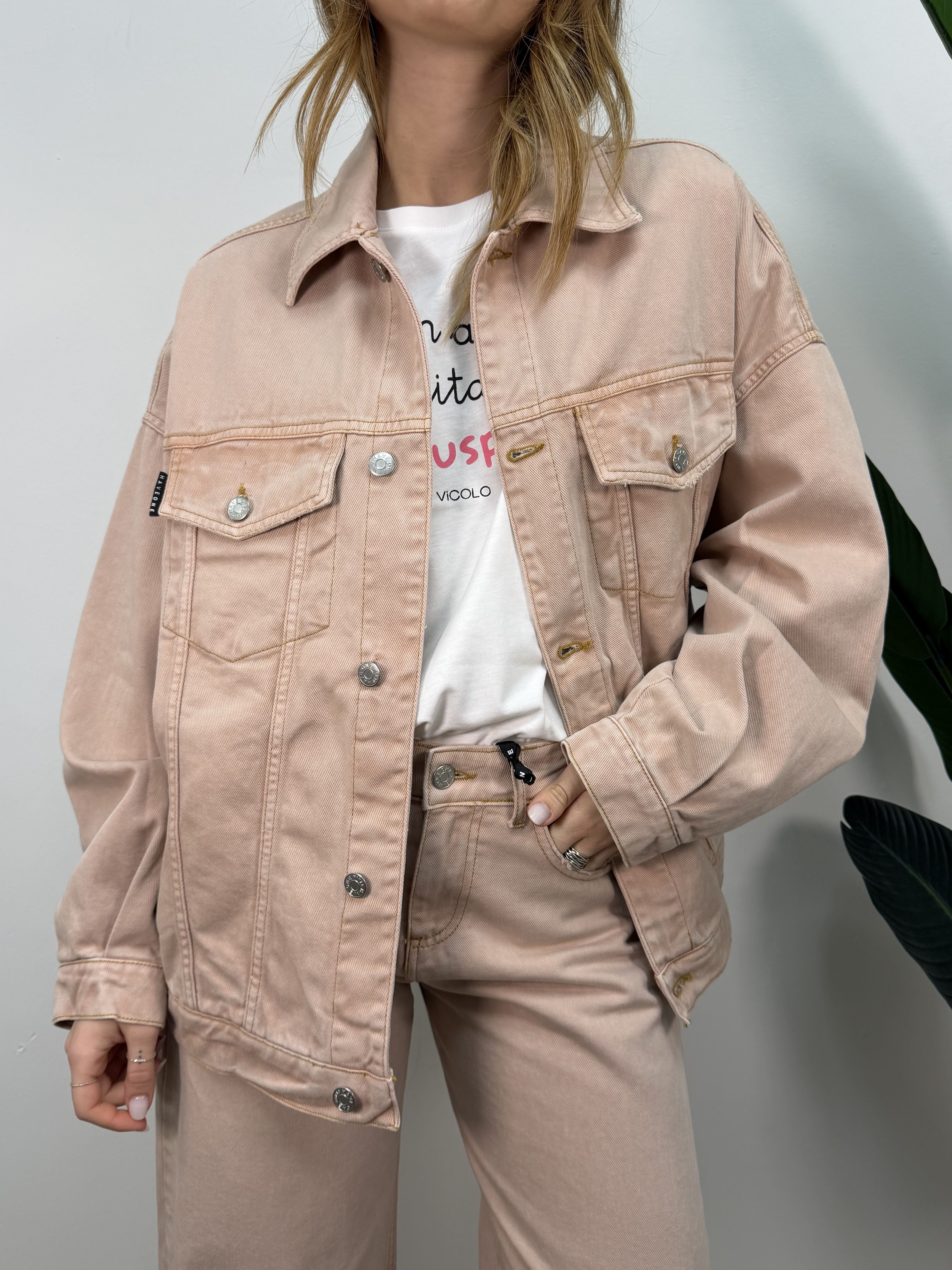 Giacca di jeans over tinto capo HaveOne