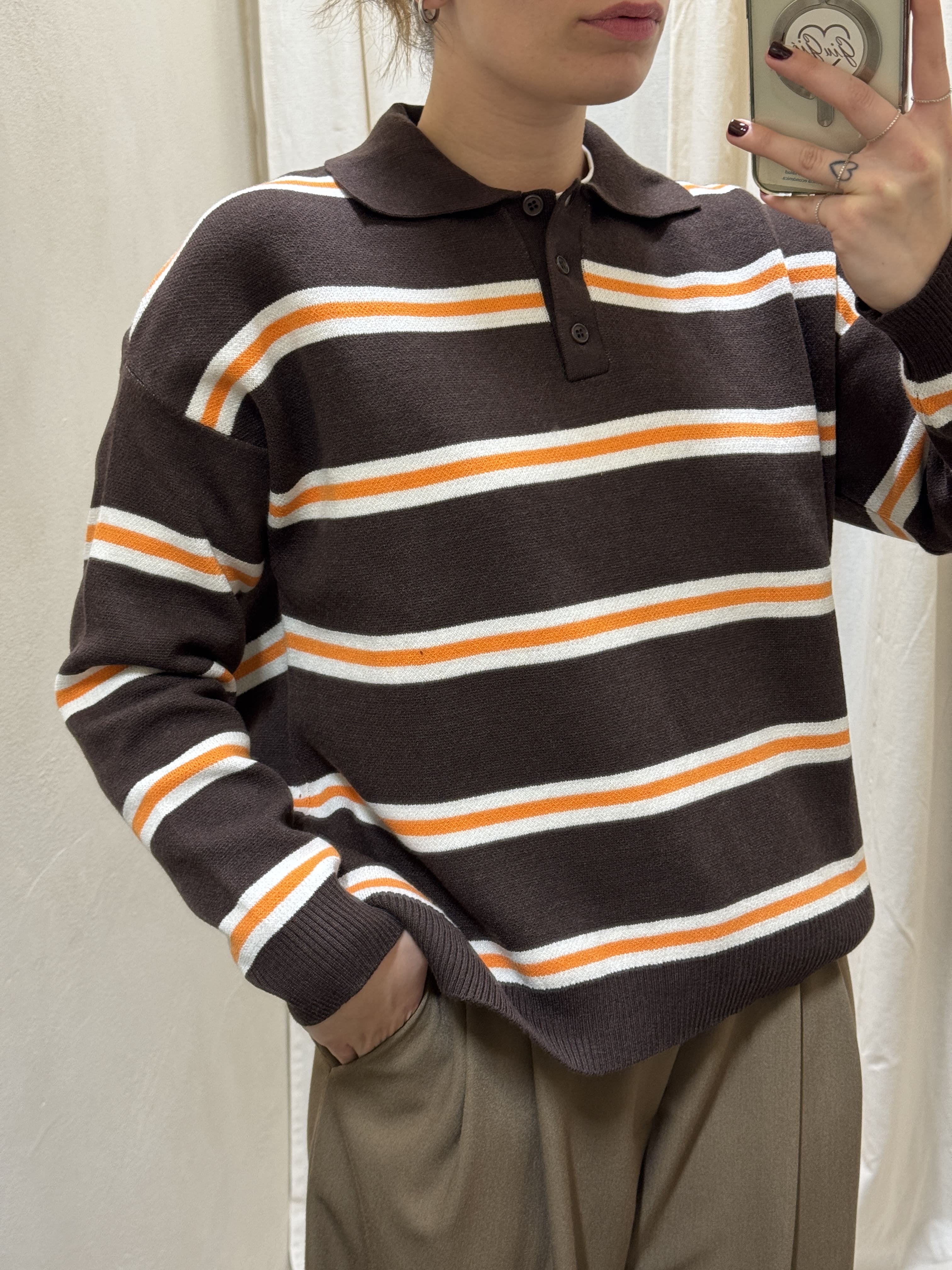 Polo over jacquard righe HaveOne