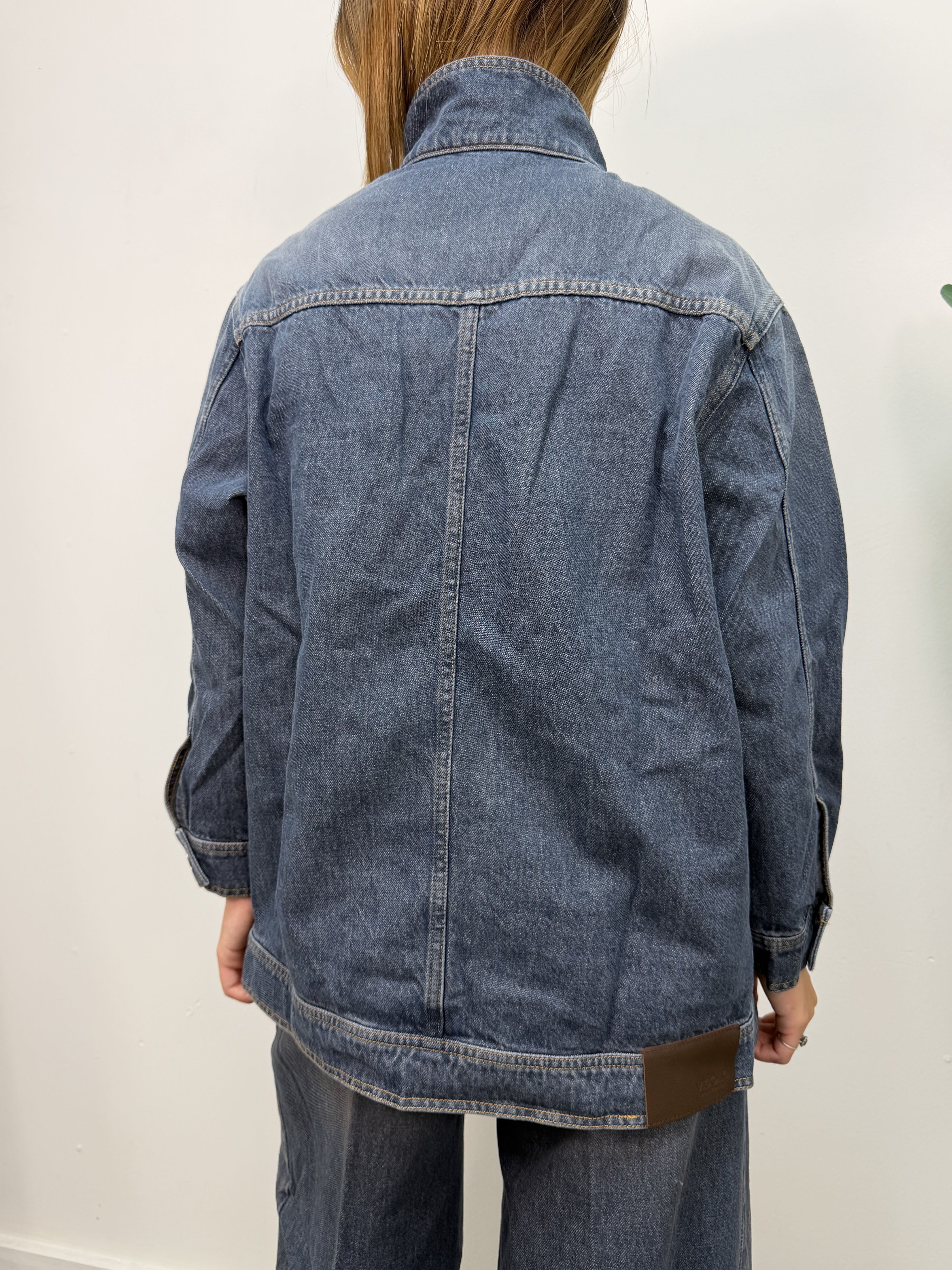 Giubbino jeans Willa bottone alto VICOLO