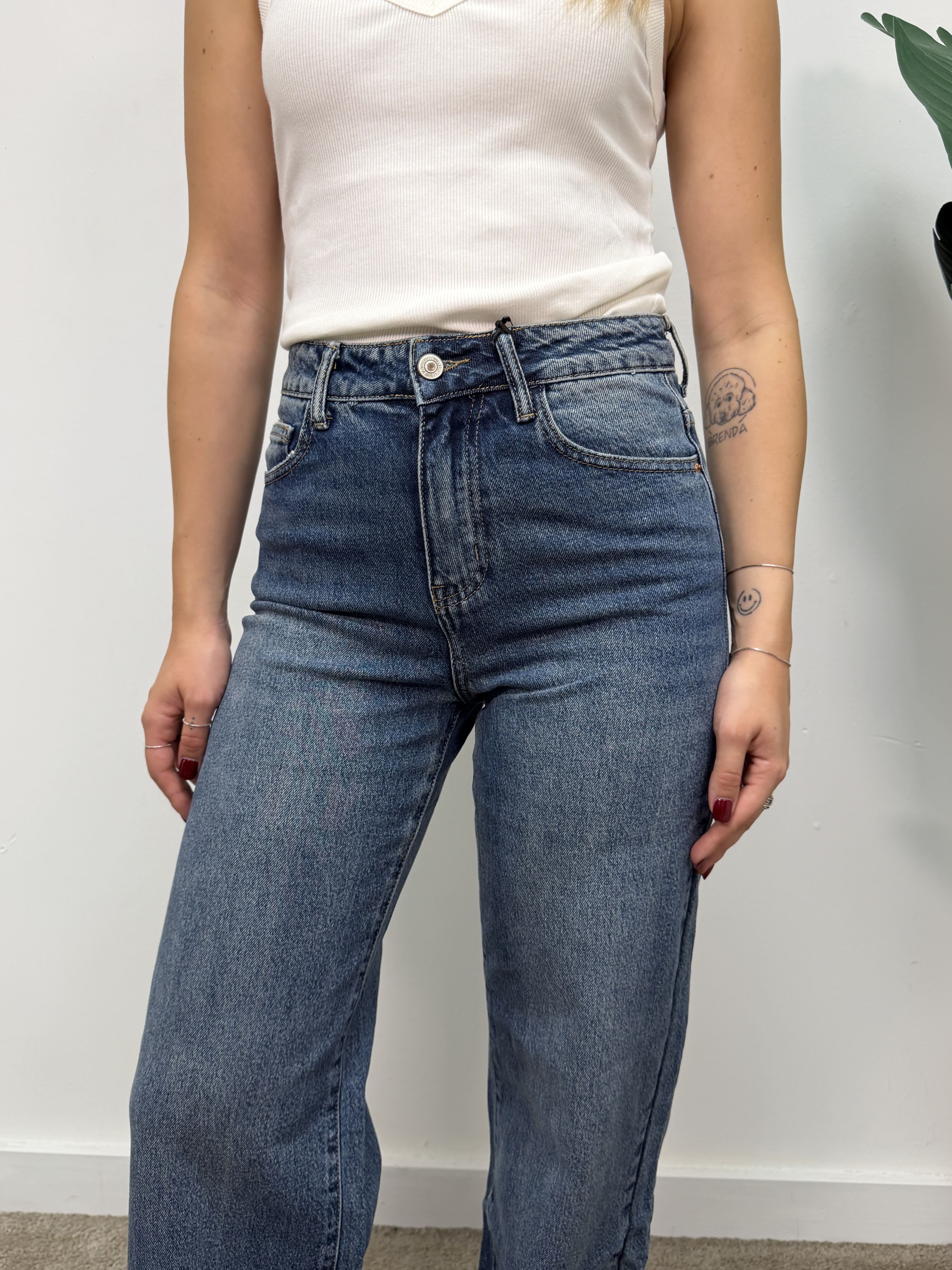 Jeans gamba dritta Eva MyD