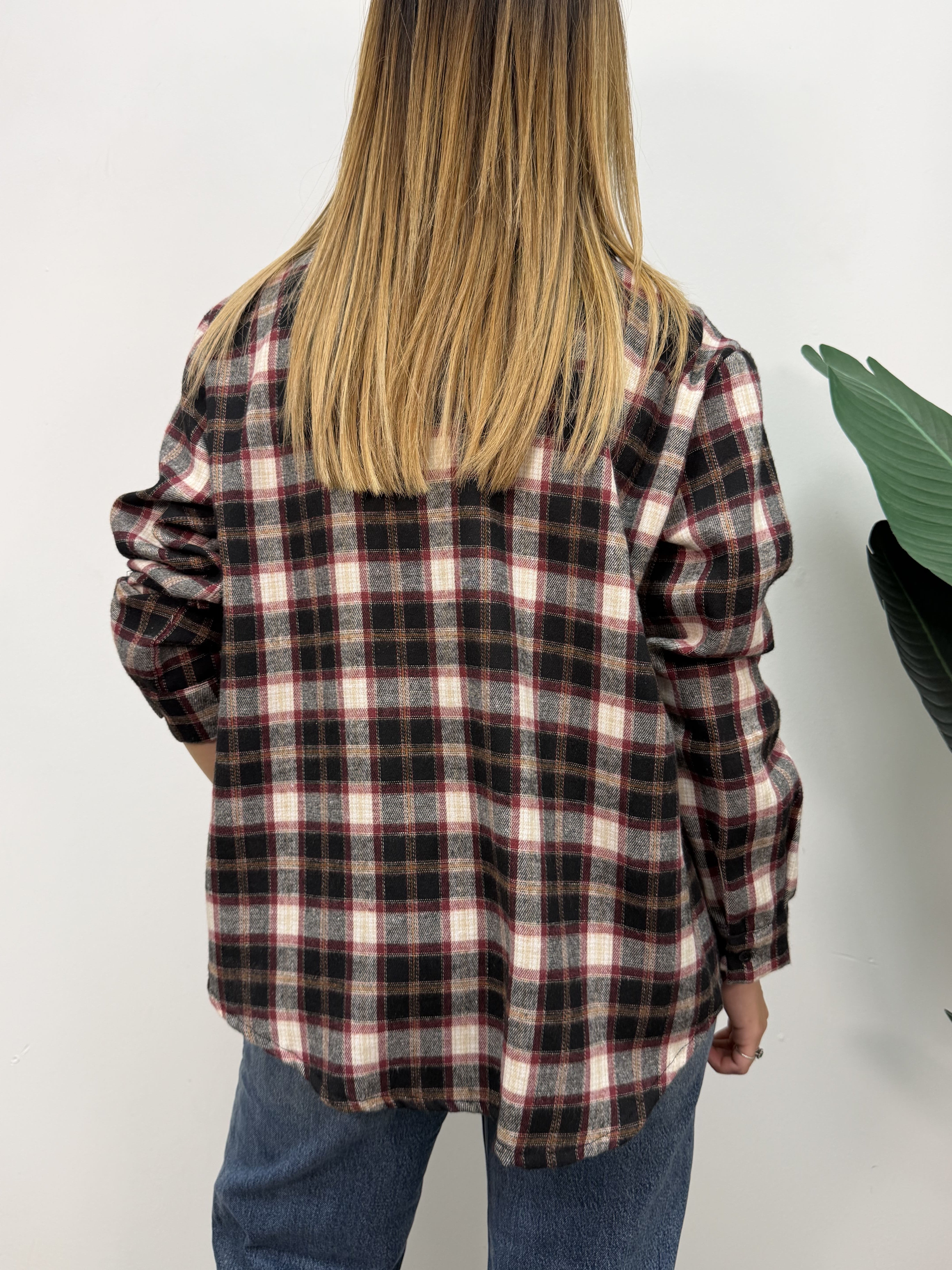 Camicia over check in flanella MyD