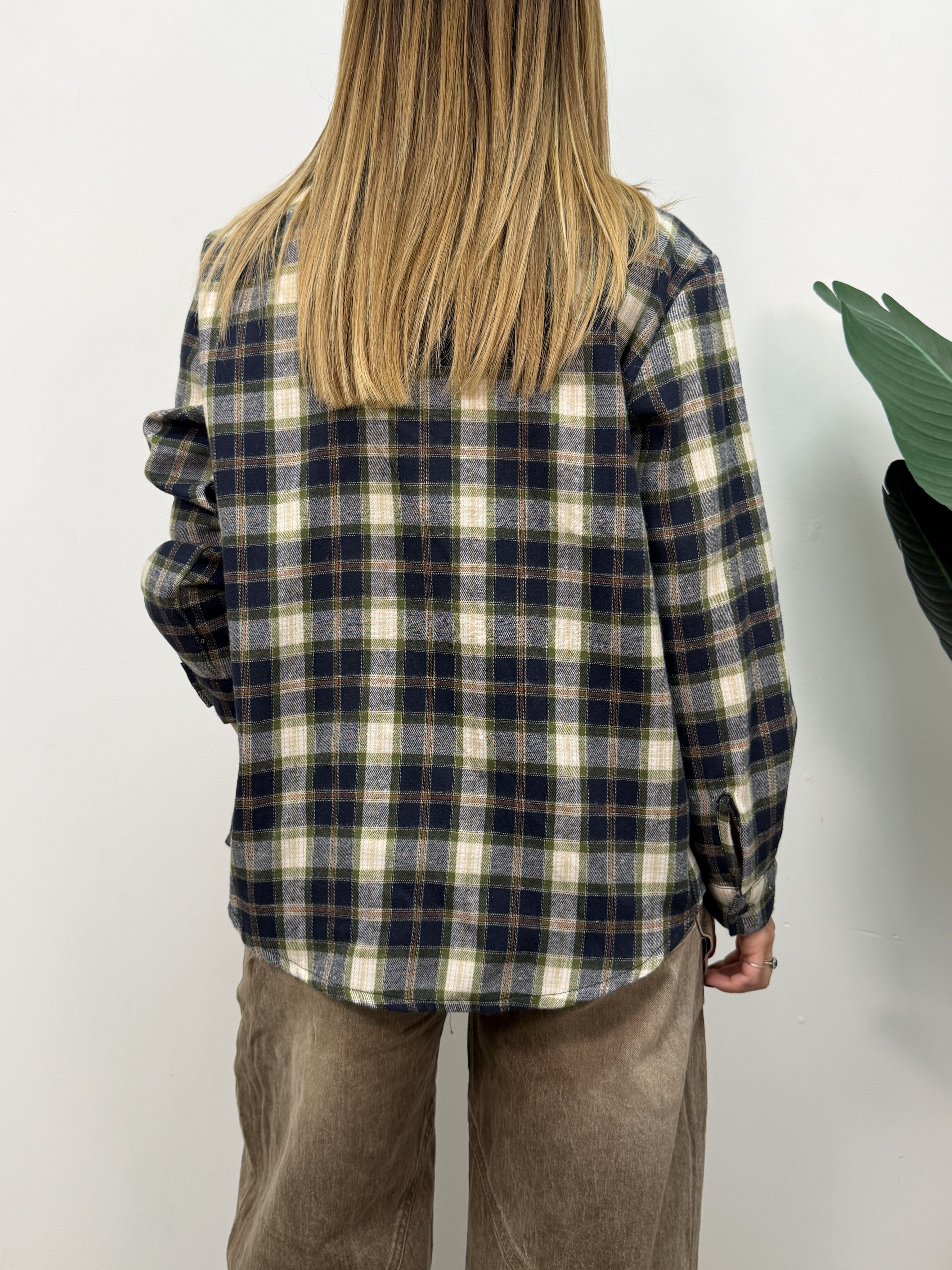 Camicia over check in flanella MyD