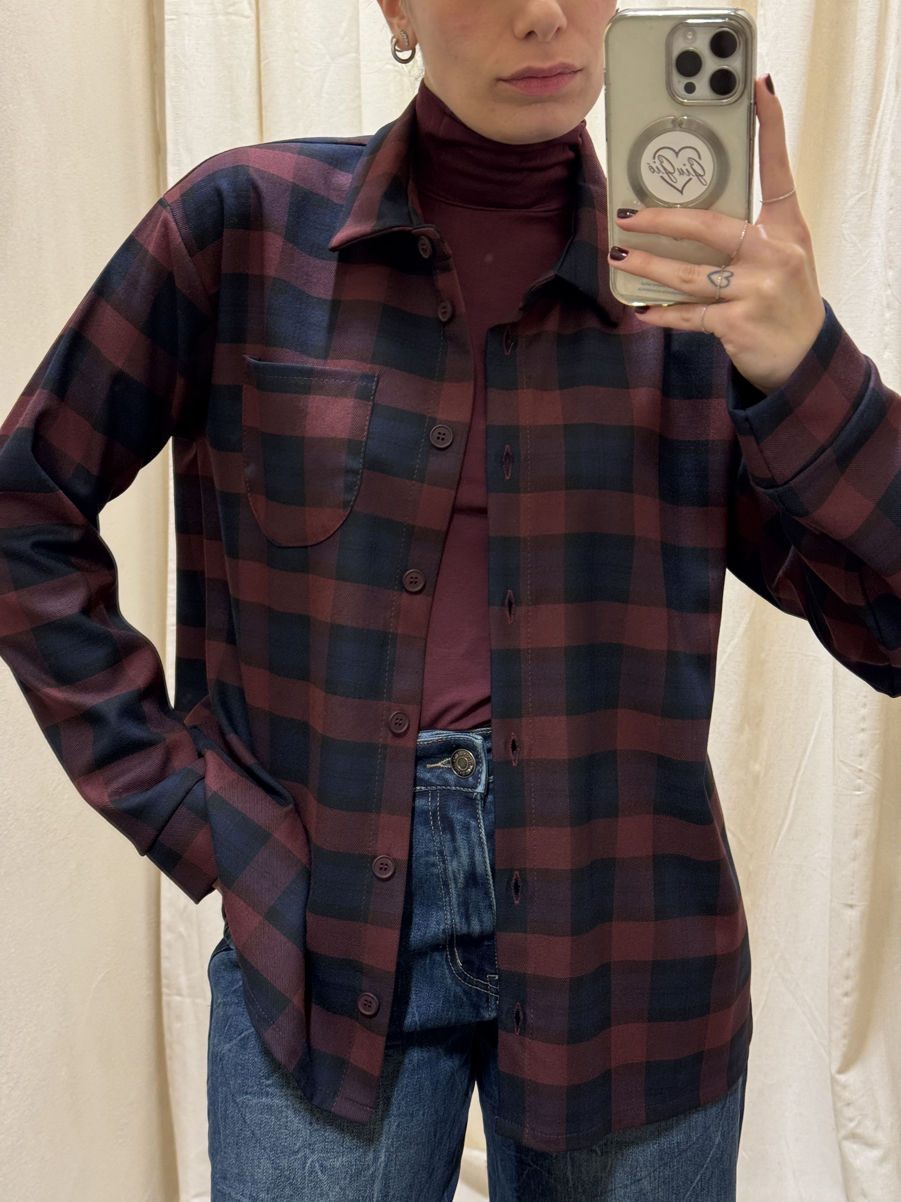 Camicia over a quadri MyD