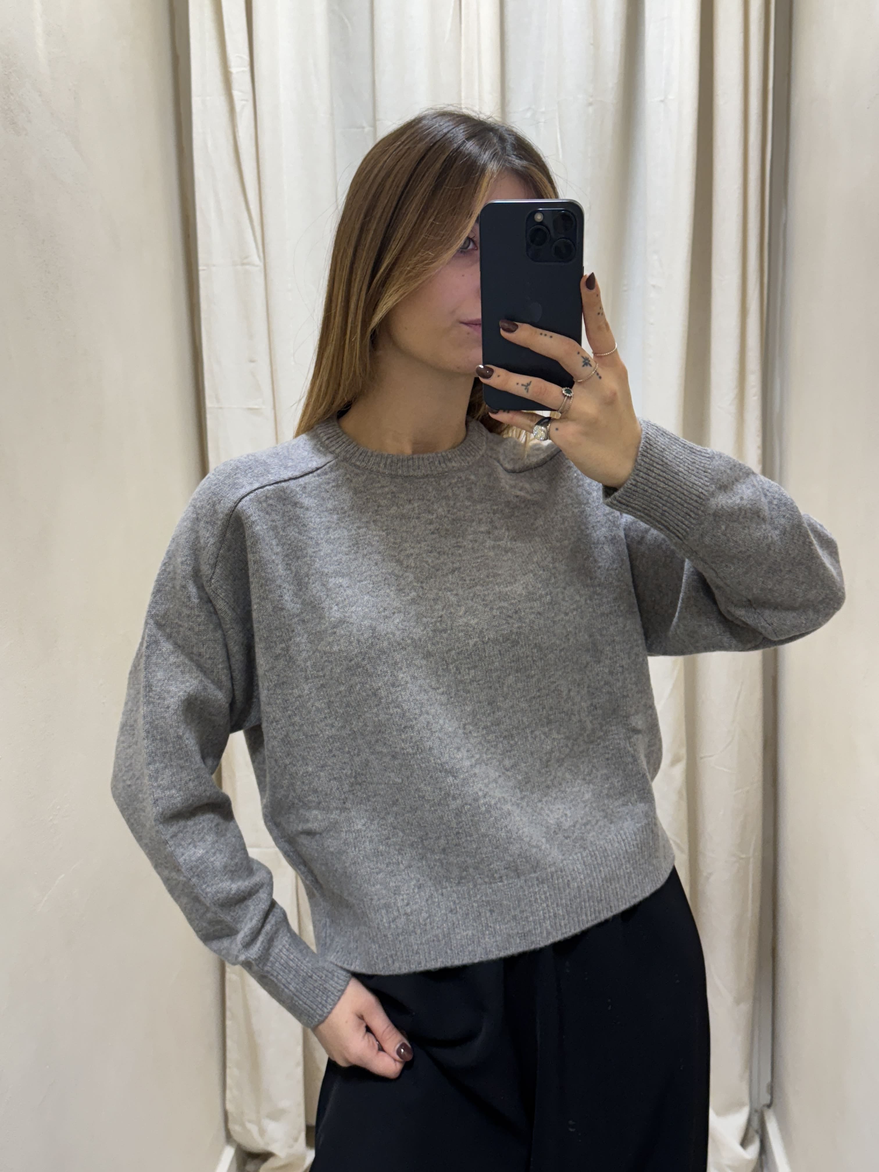 Maglione girocollo 100% lana MyD