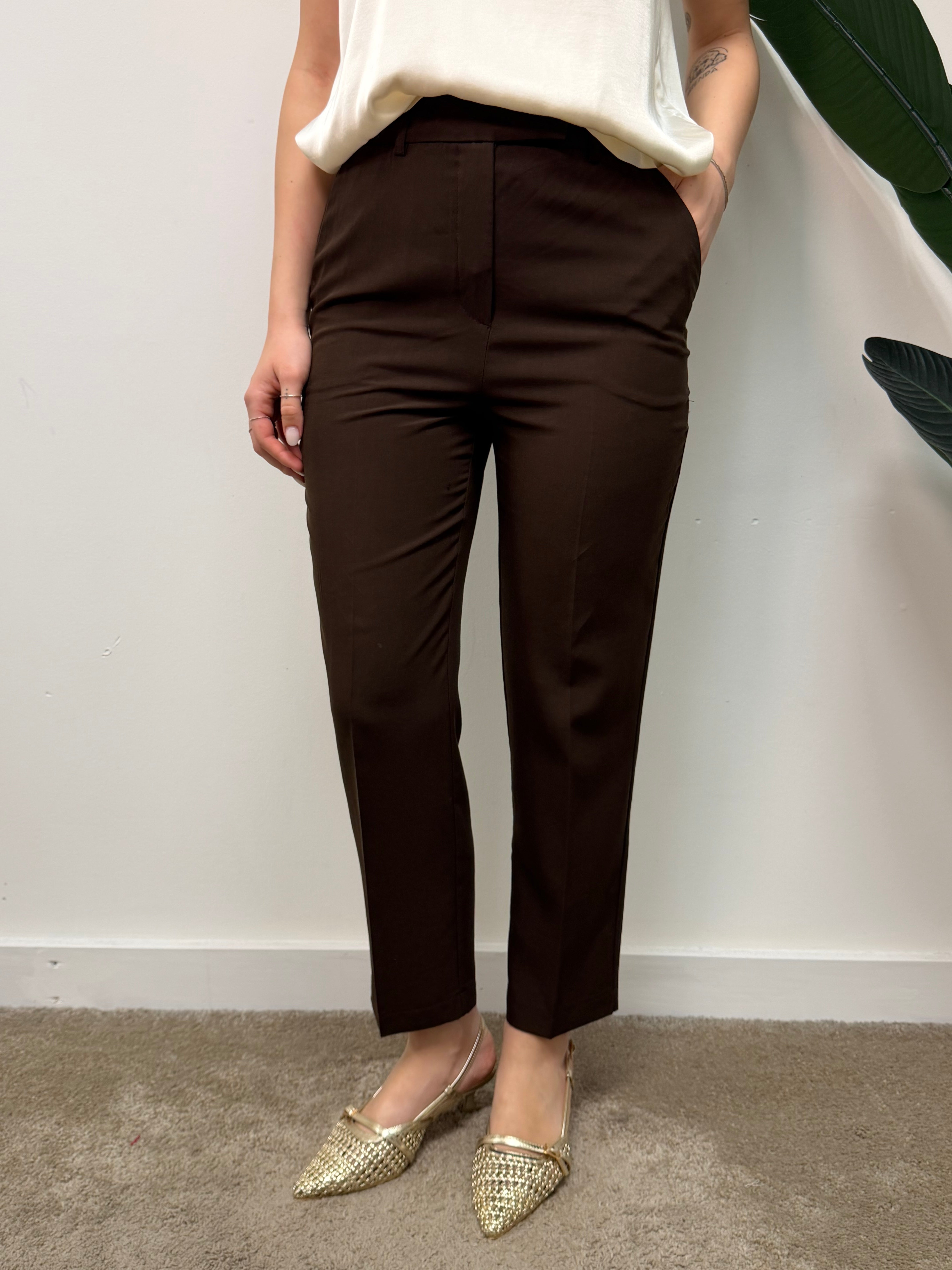 Pantalone sigaretta in lyocell Please