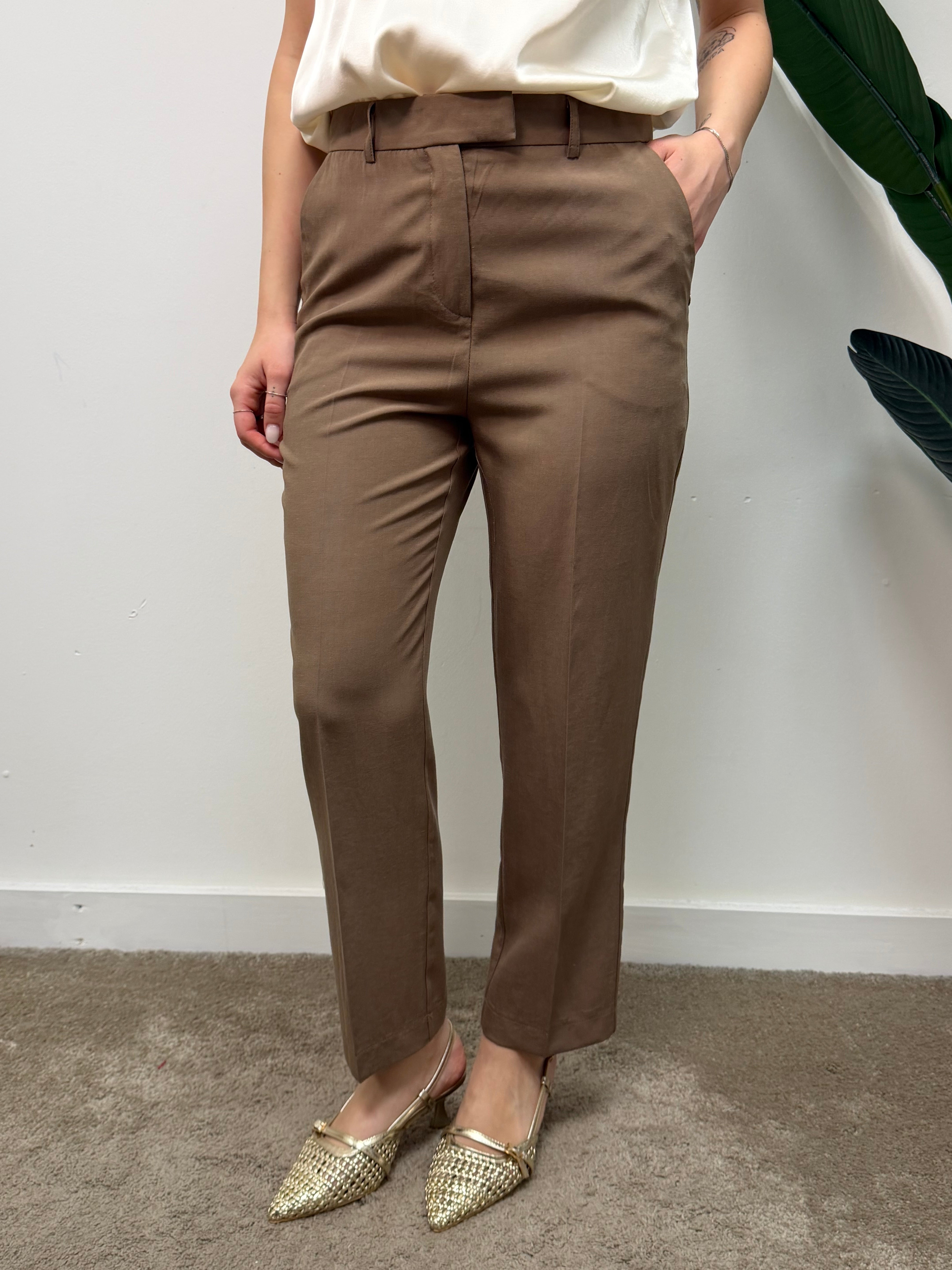 Pantalone sigaretta in lyocell Please