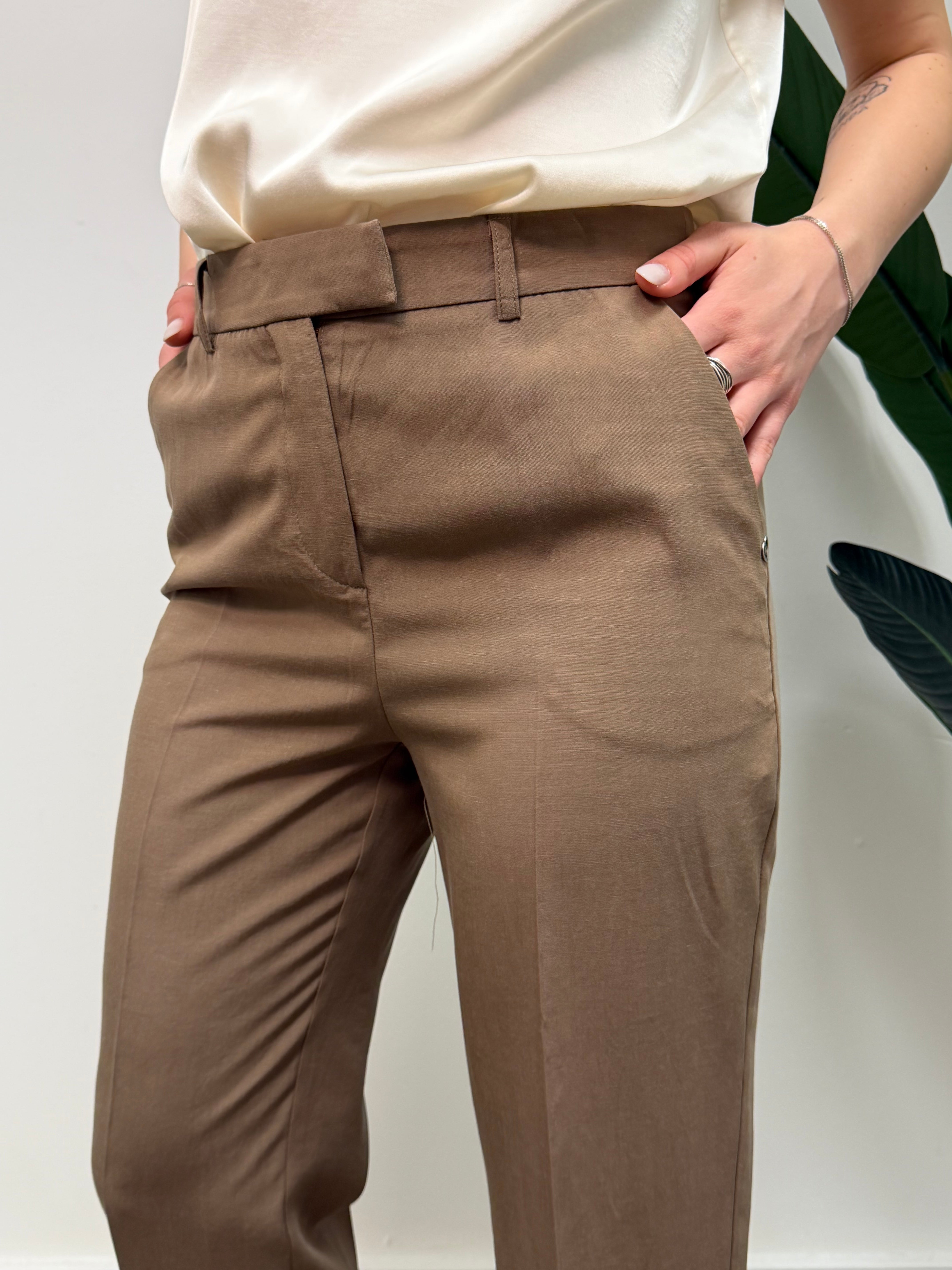 Pantalone sigaretta in lyocell Please
