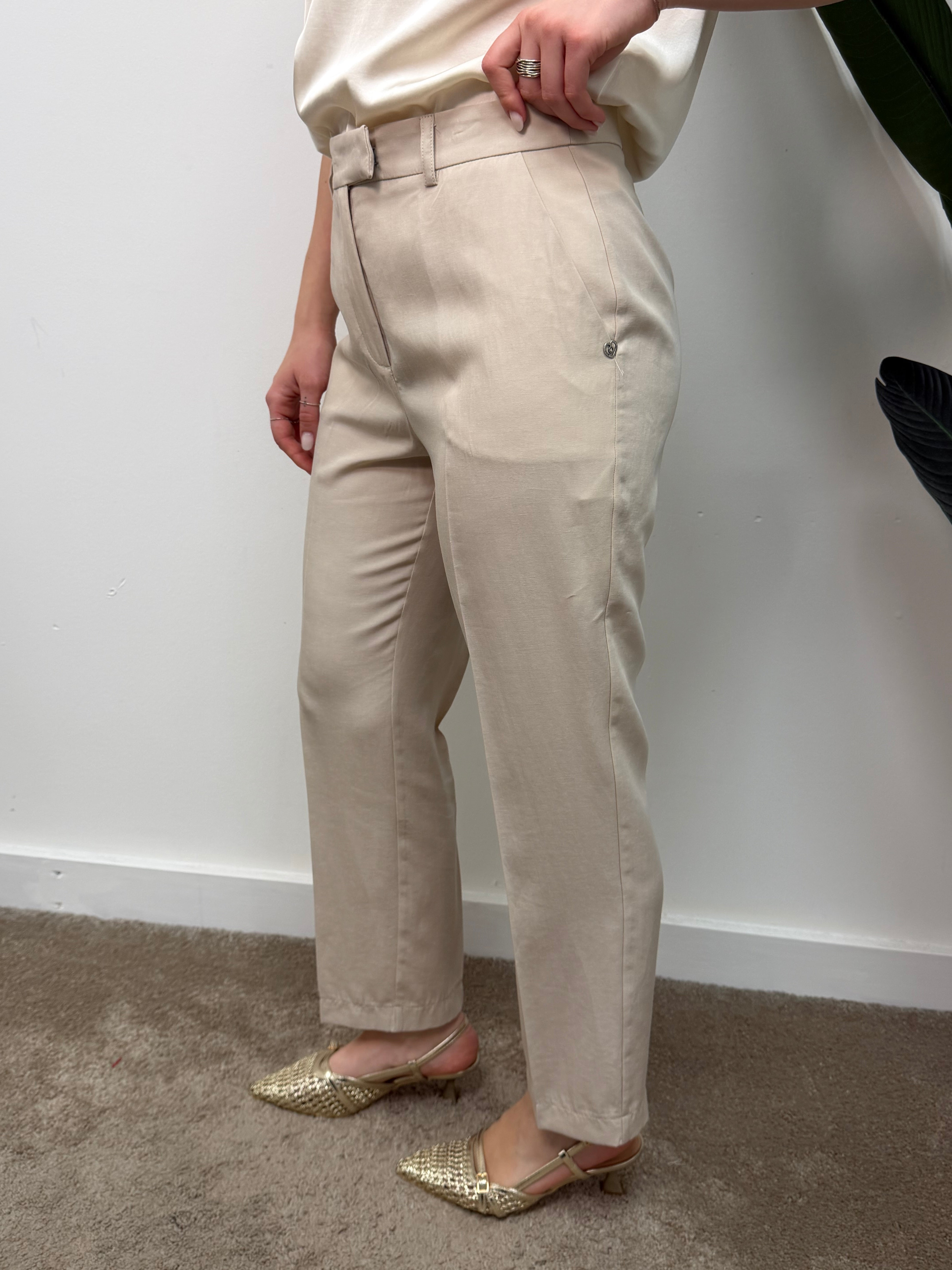 Pantalone sigaretta in lyocell Please