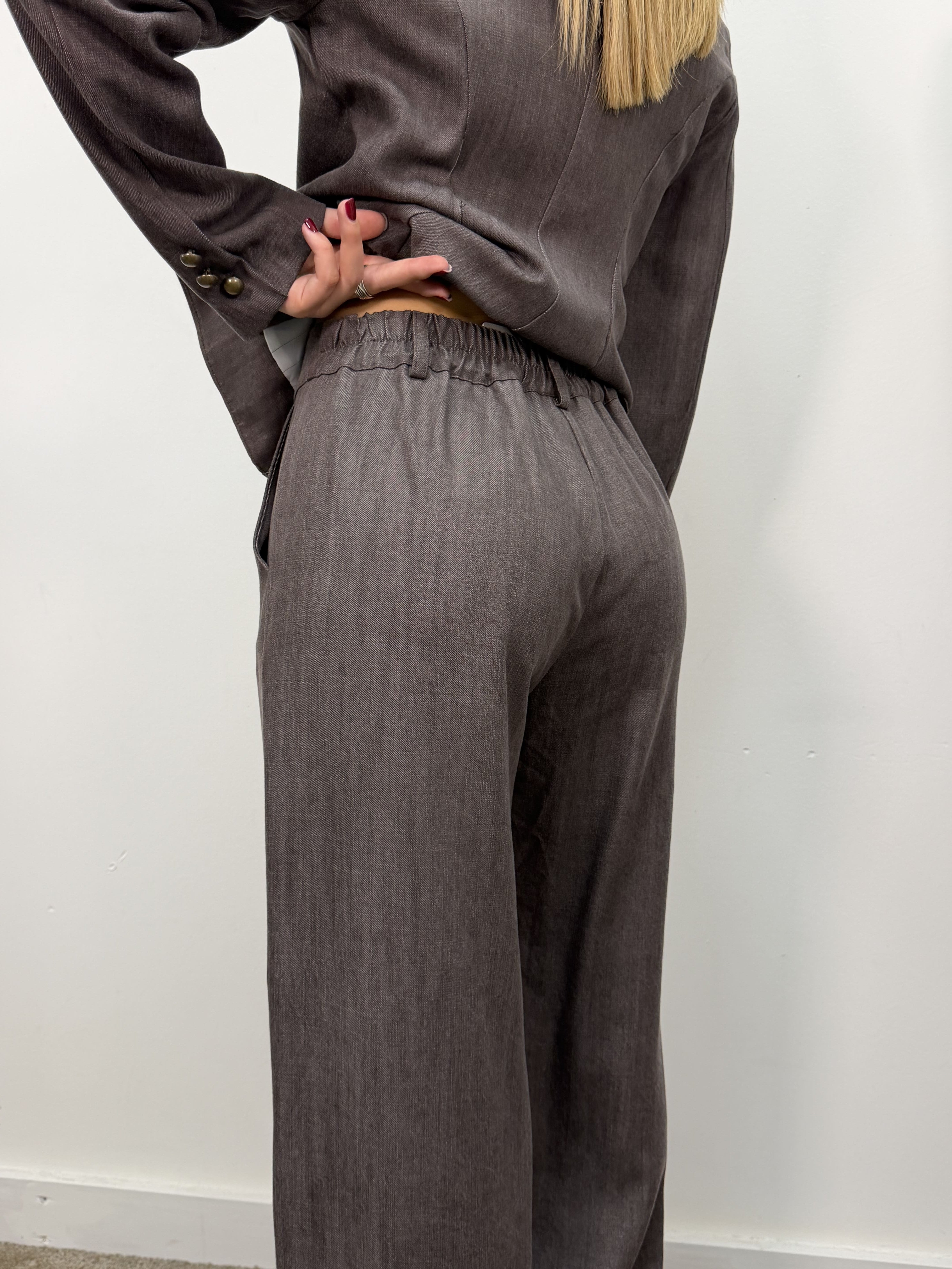 Pantalone dritto mano pesca MyD