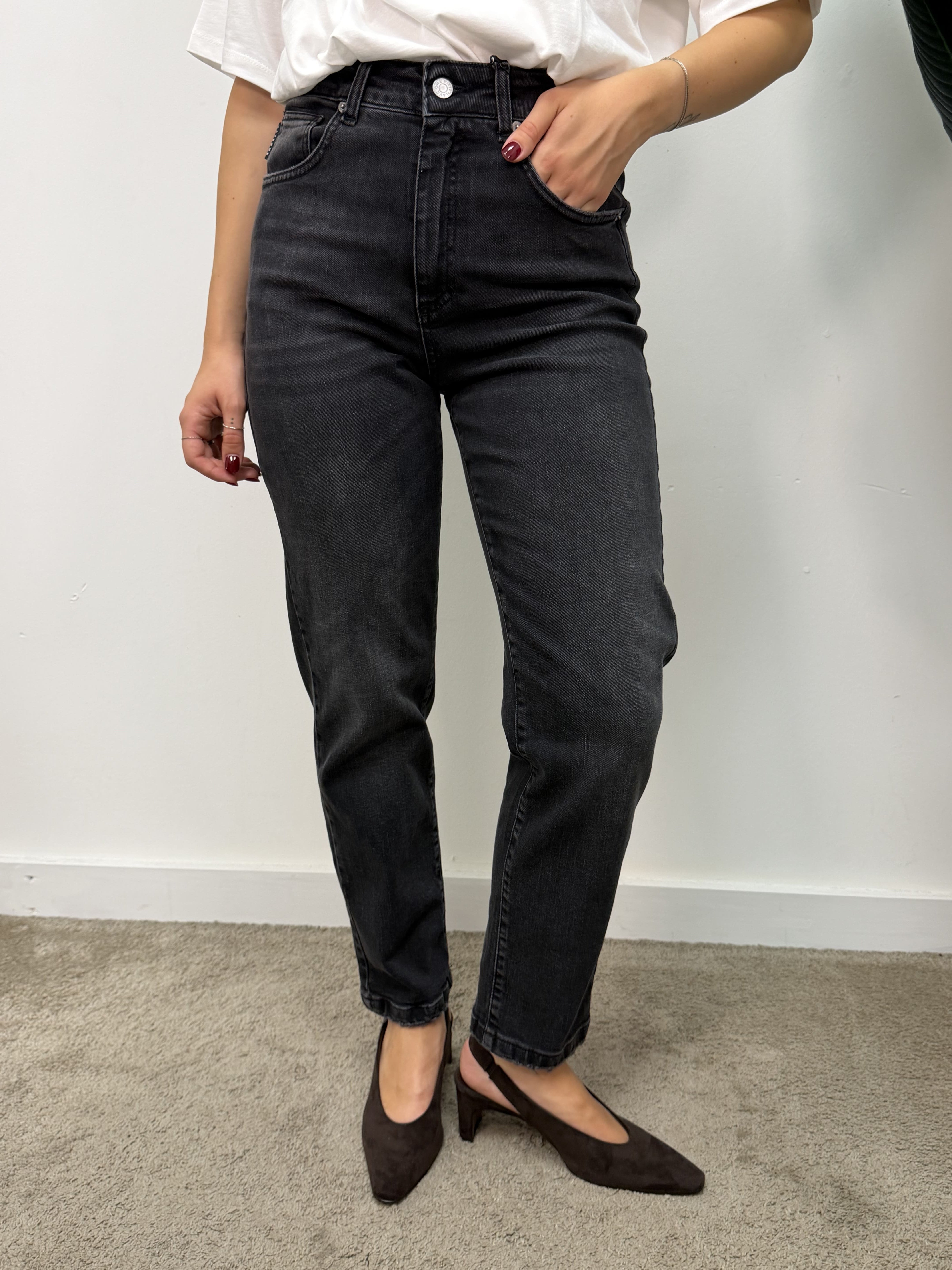 Jeans Louis sigaretta nero HaveOne