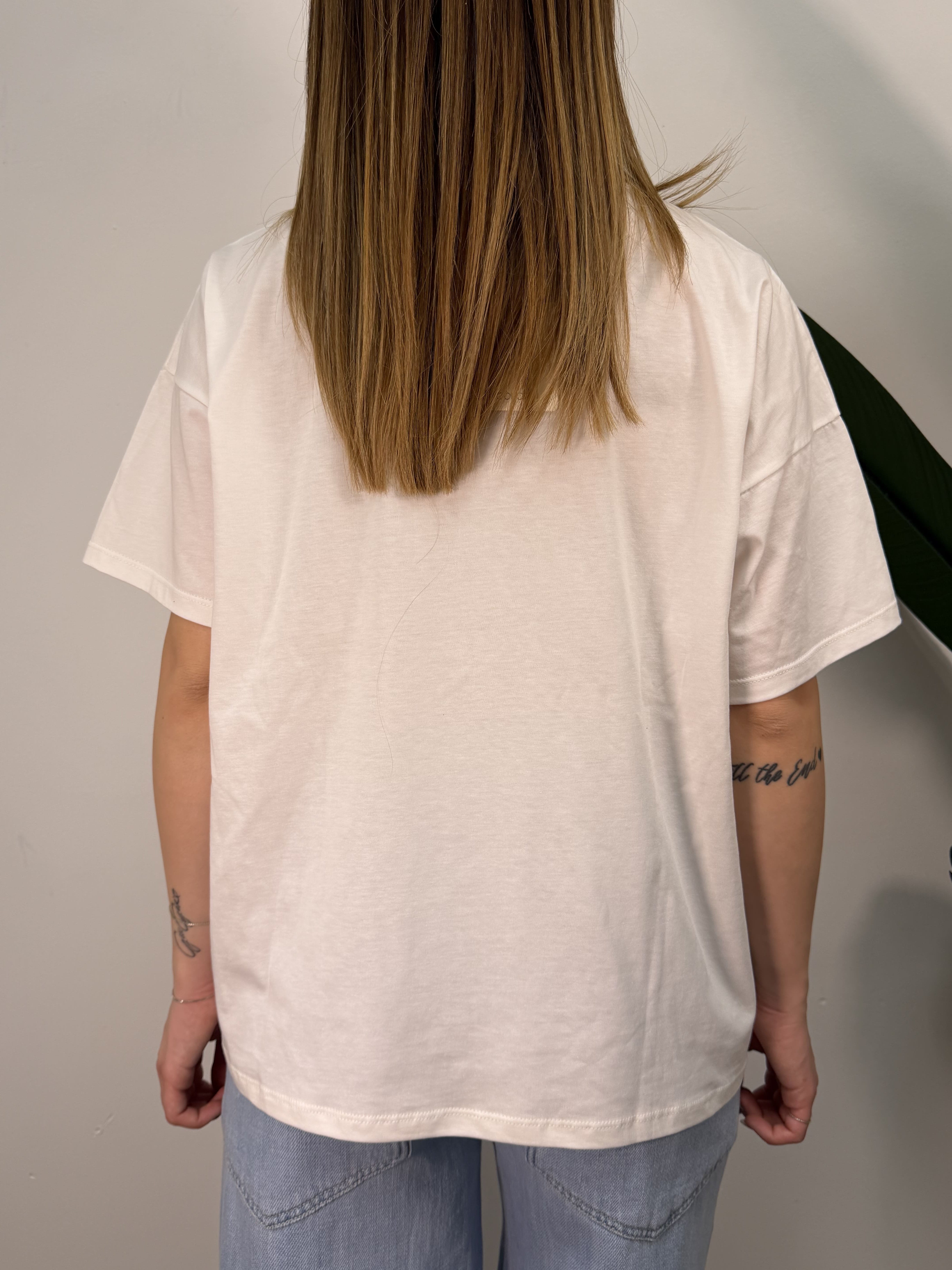 T-shirt manica corta stampa barboncino VICOLO