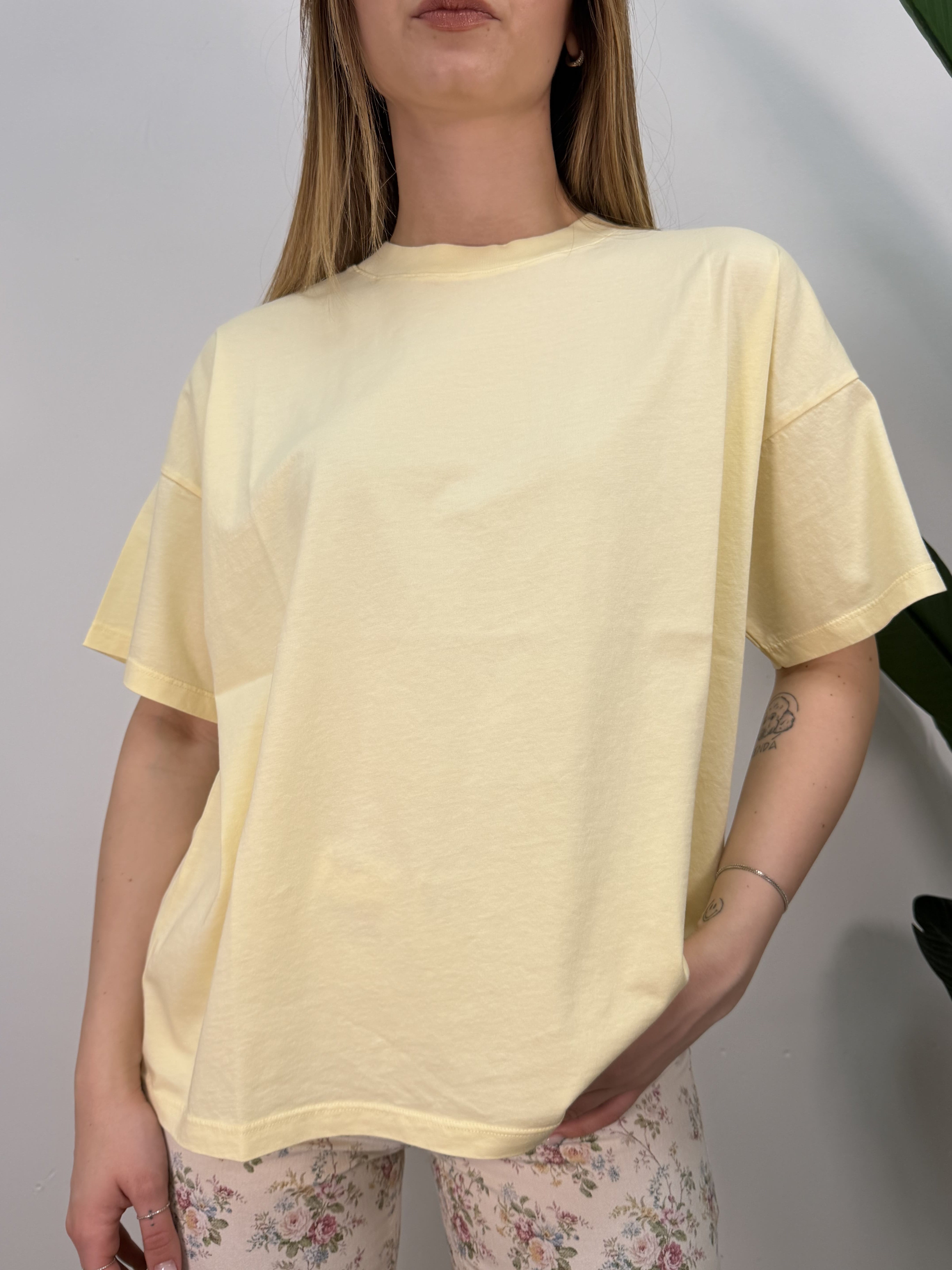 T-shirt basic girocollo in cotone VICOLO