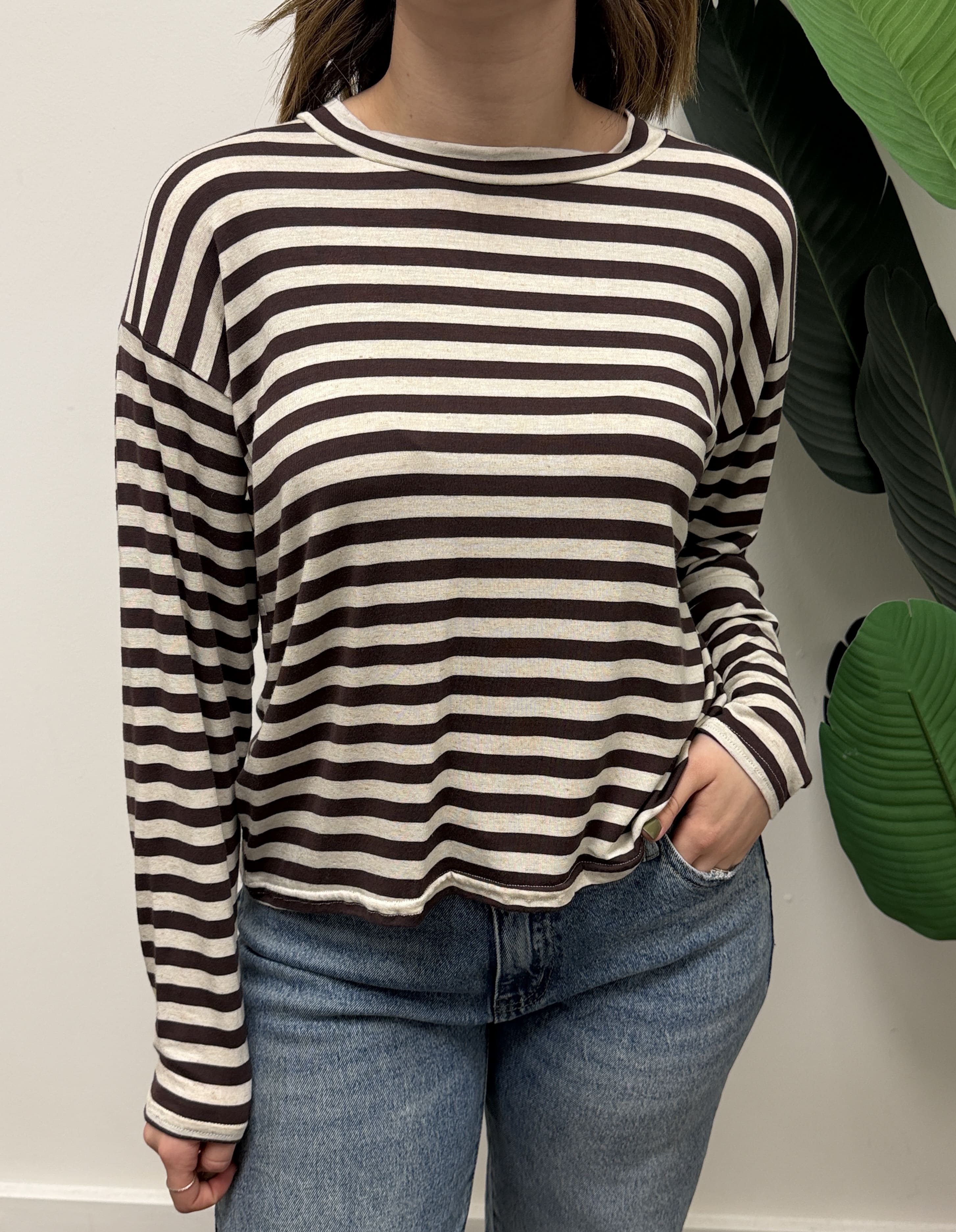 Maglia manica lunga rigata MyD