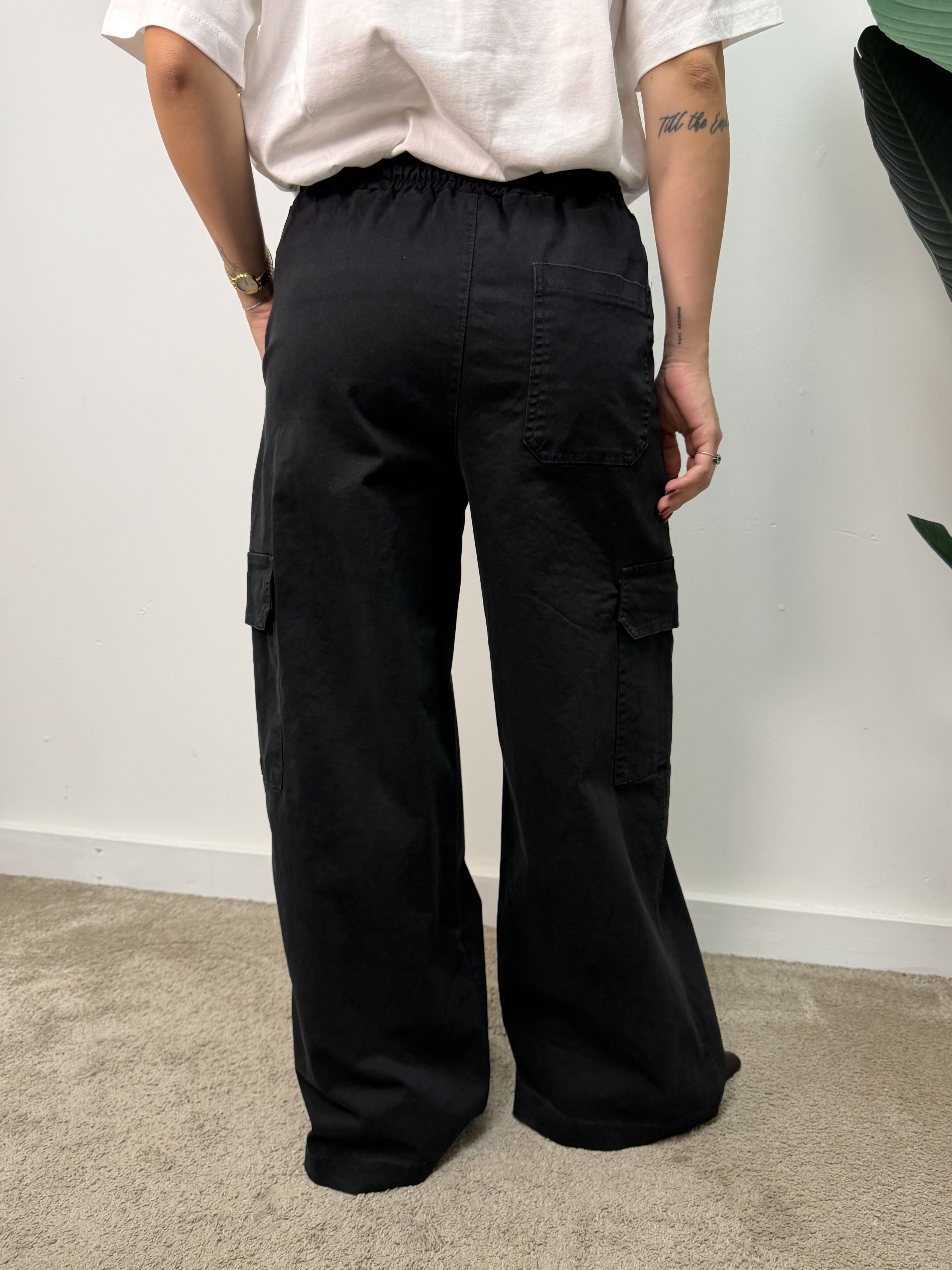Pantalone cargo in cotone MyD