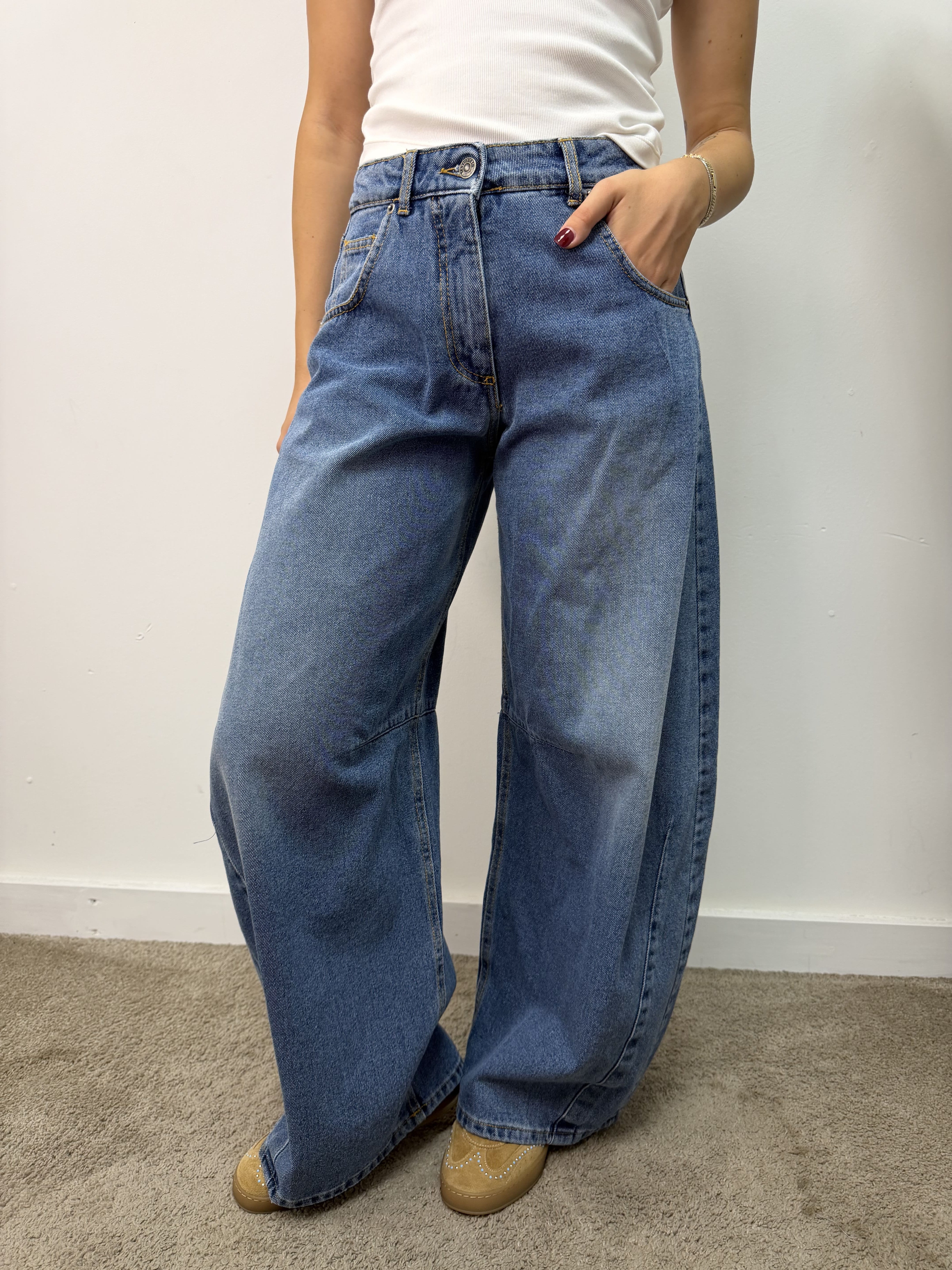 Jeans mod. Louvre blu denim Tensione In