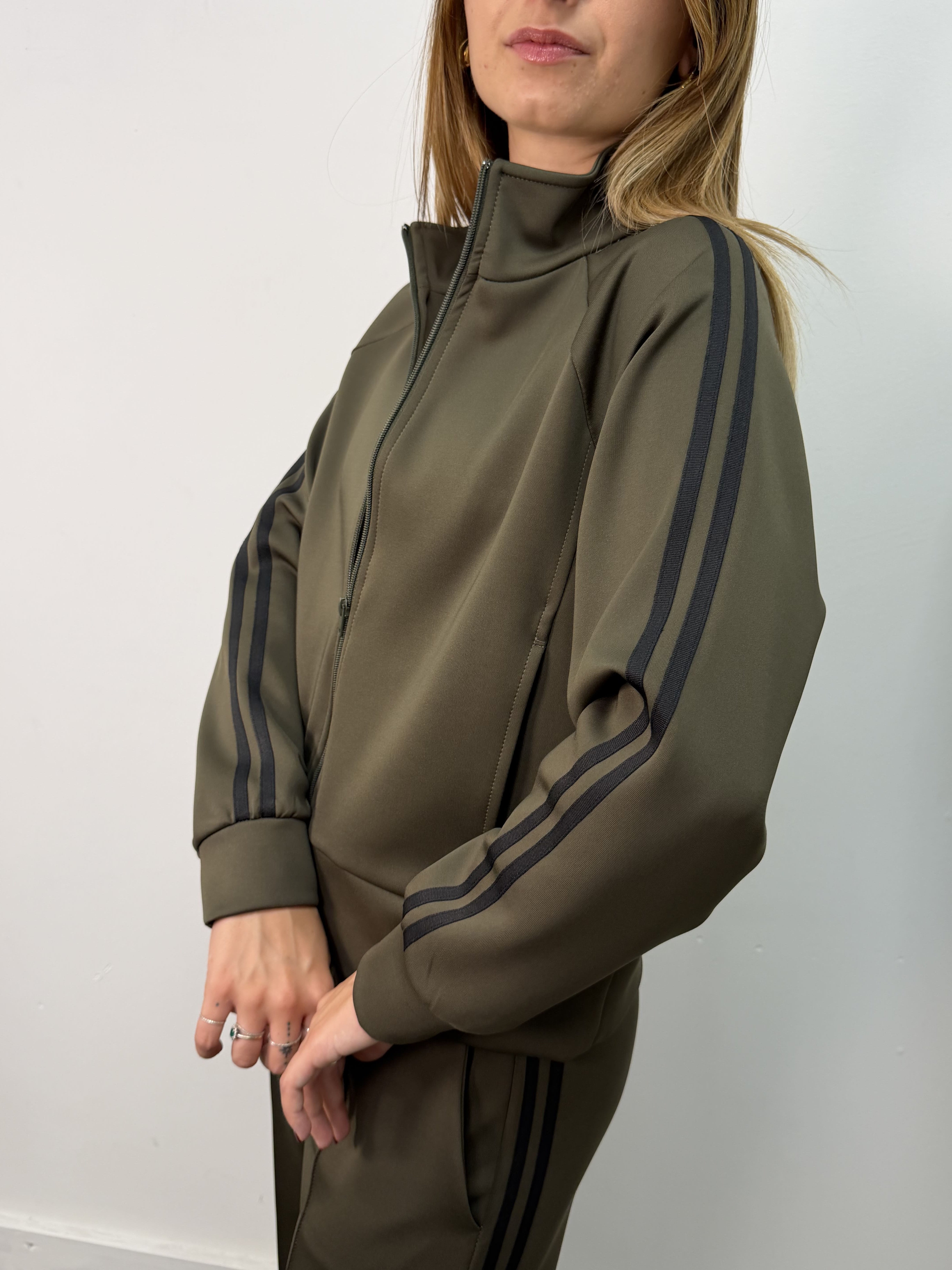 Felpa acetata con bande laterali Susy Mix
