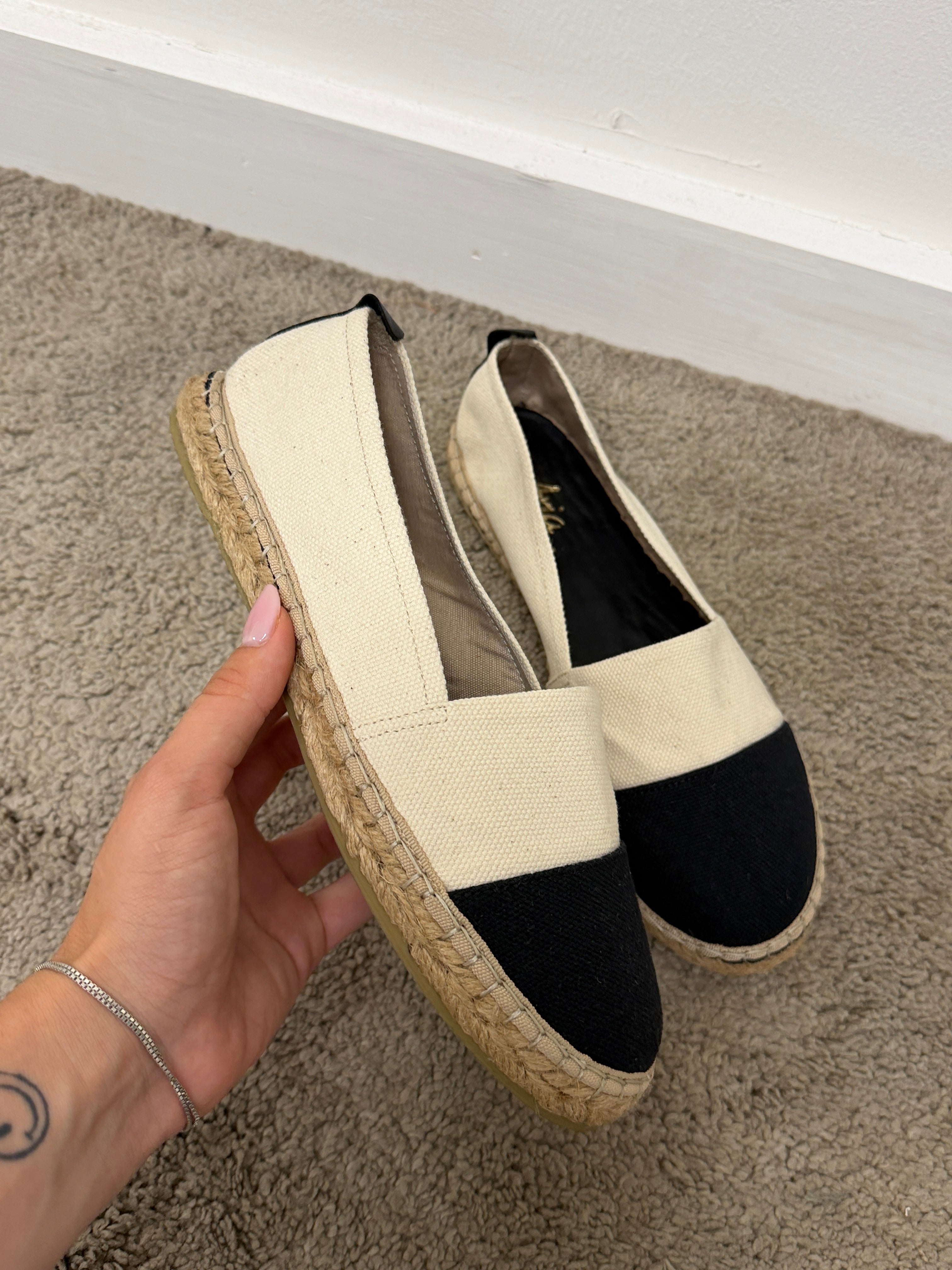Espadrillas in canvas bicolore Aria