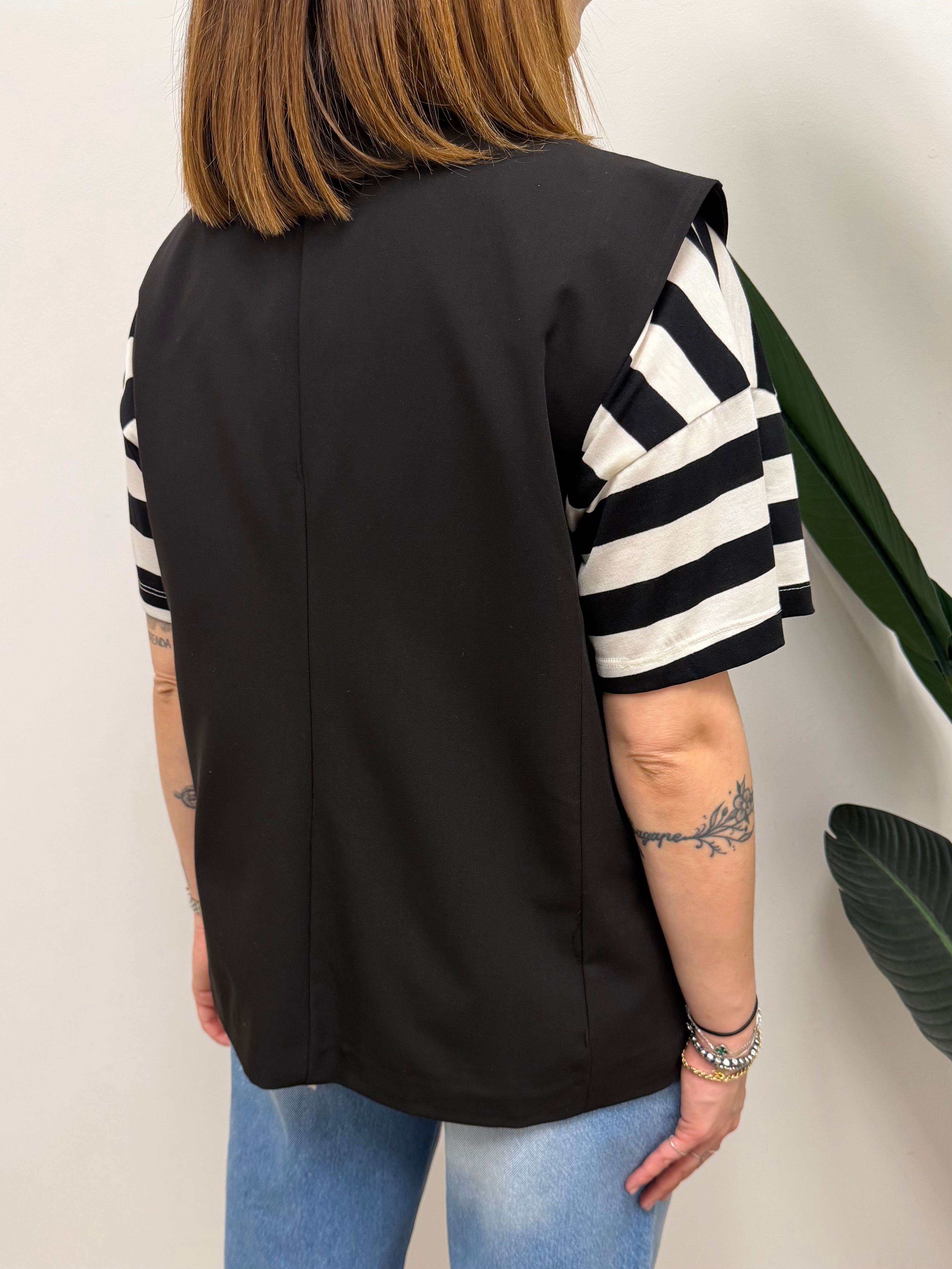 Gilet bottone alto Susy Mix