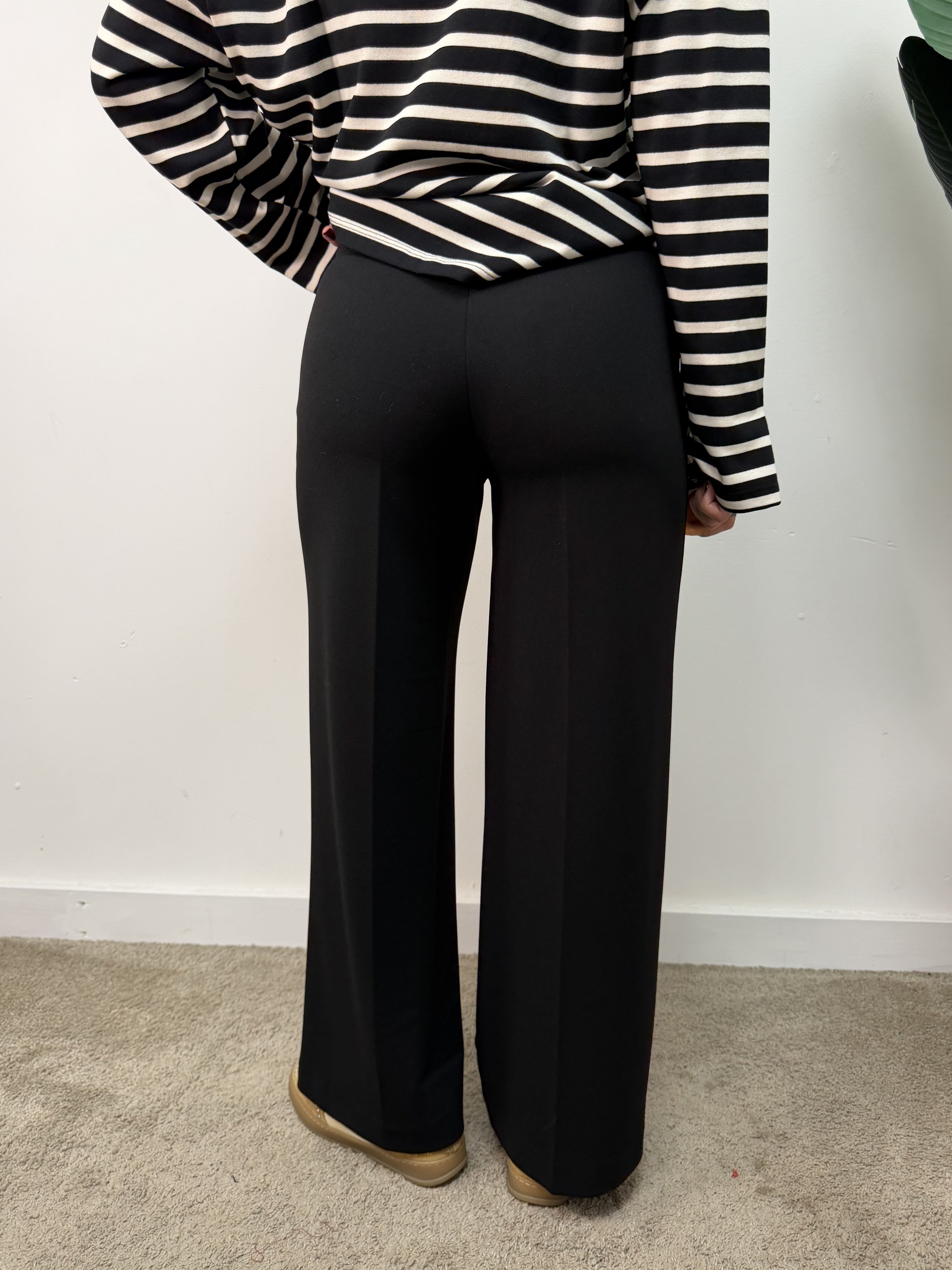 Pantalone in crêpe vita alta Susy Mix