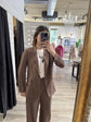 Completo giacca monopetto+pantalone gamba dritta Tensione In
