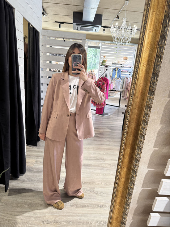 Completo giacca monopetto+pantalone gamba dritta Tensione In