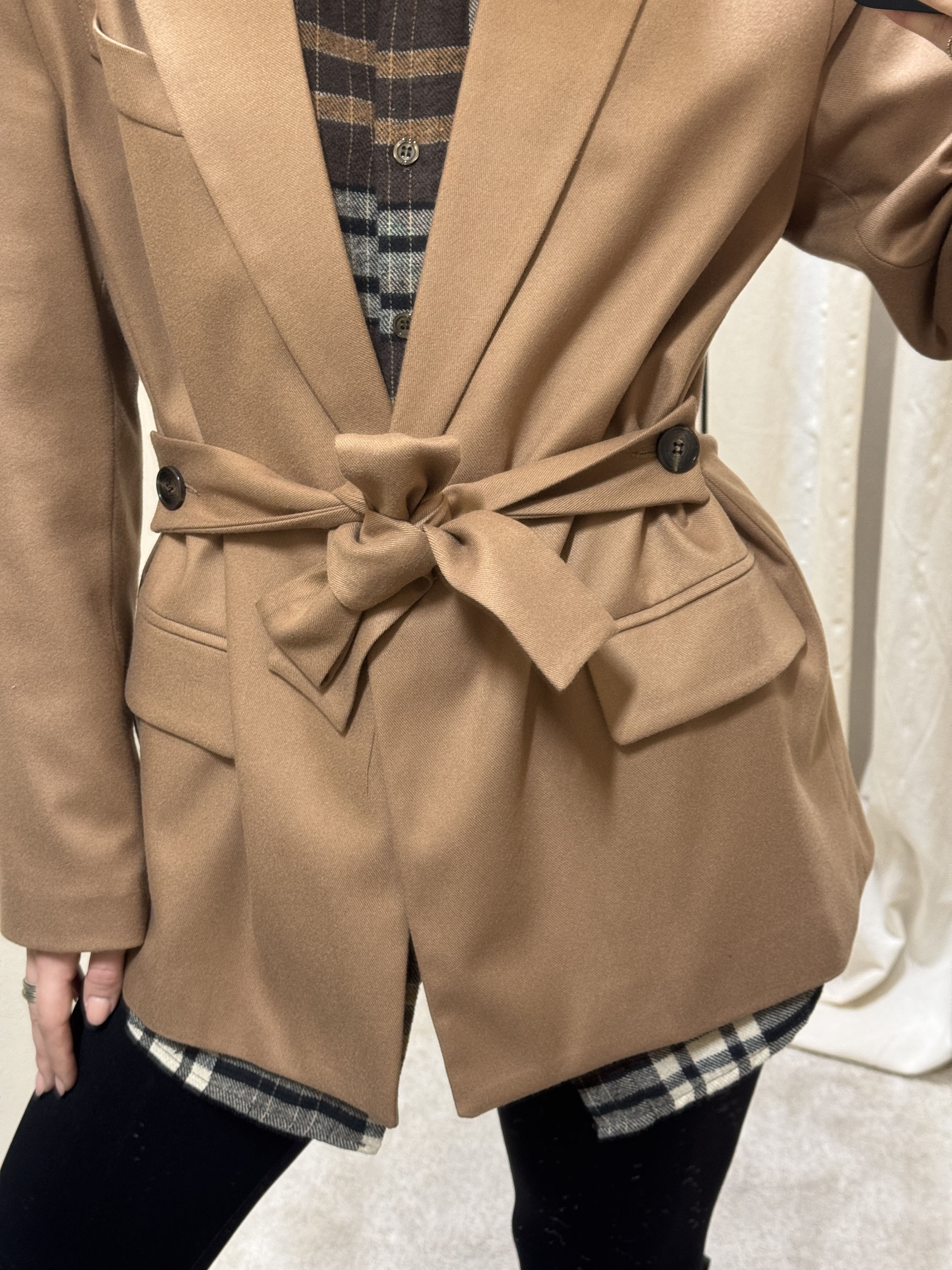 Giacca strutturata con fusciacca Tensione In