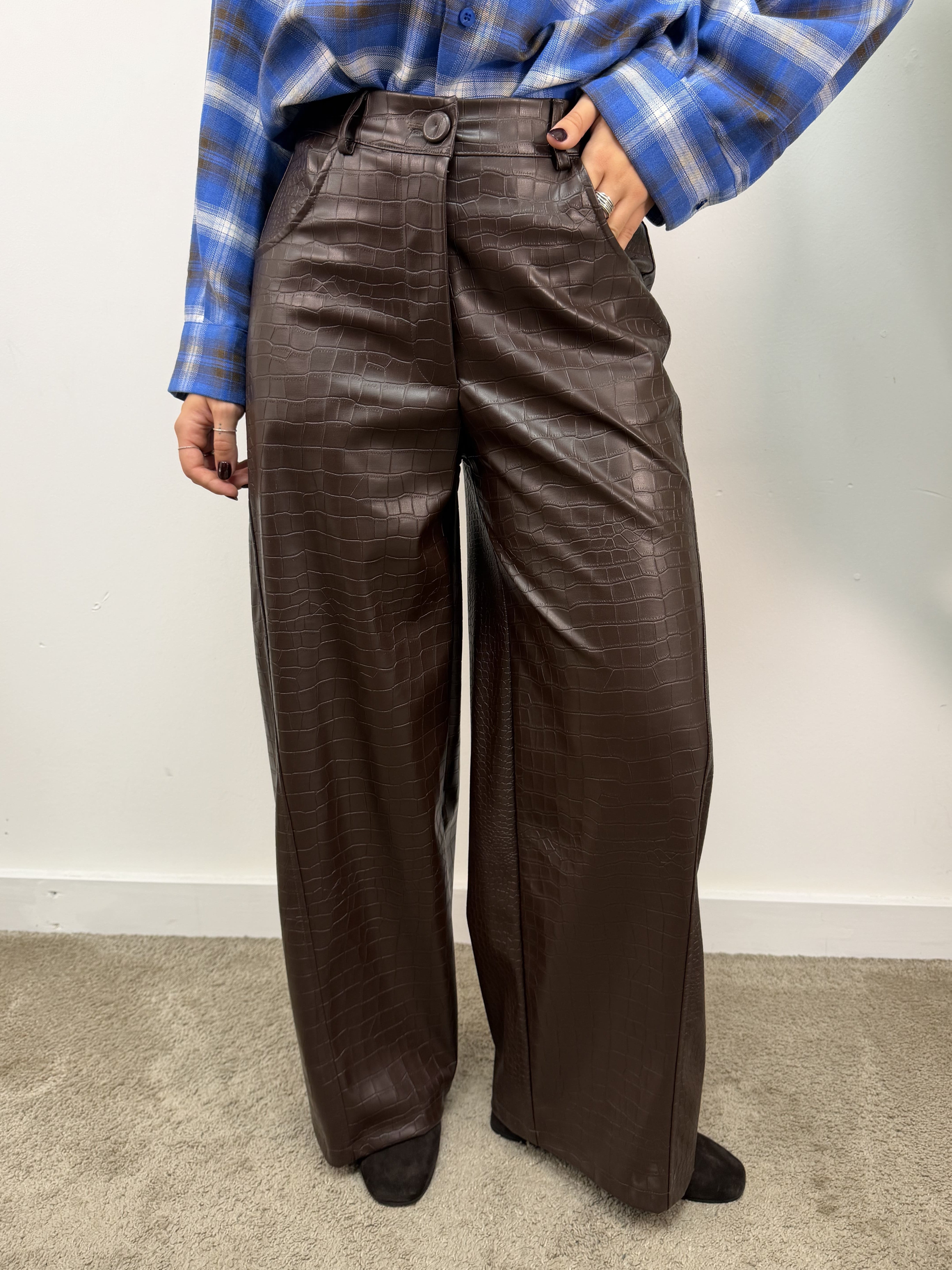 Pantalone barrel stampa cocco HaveOne