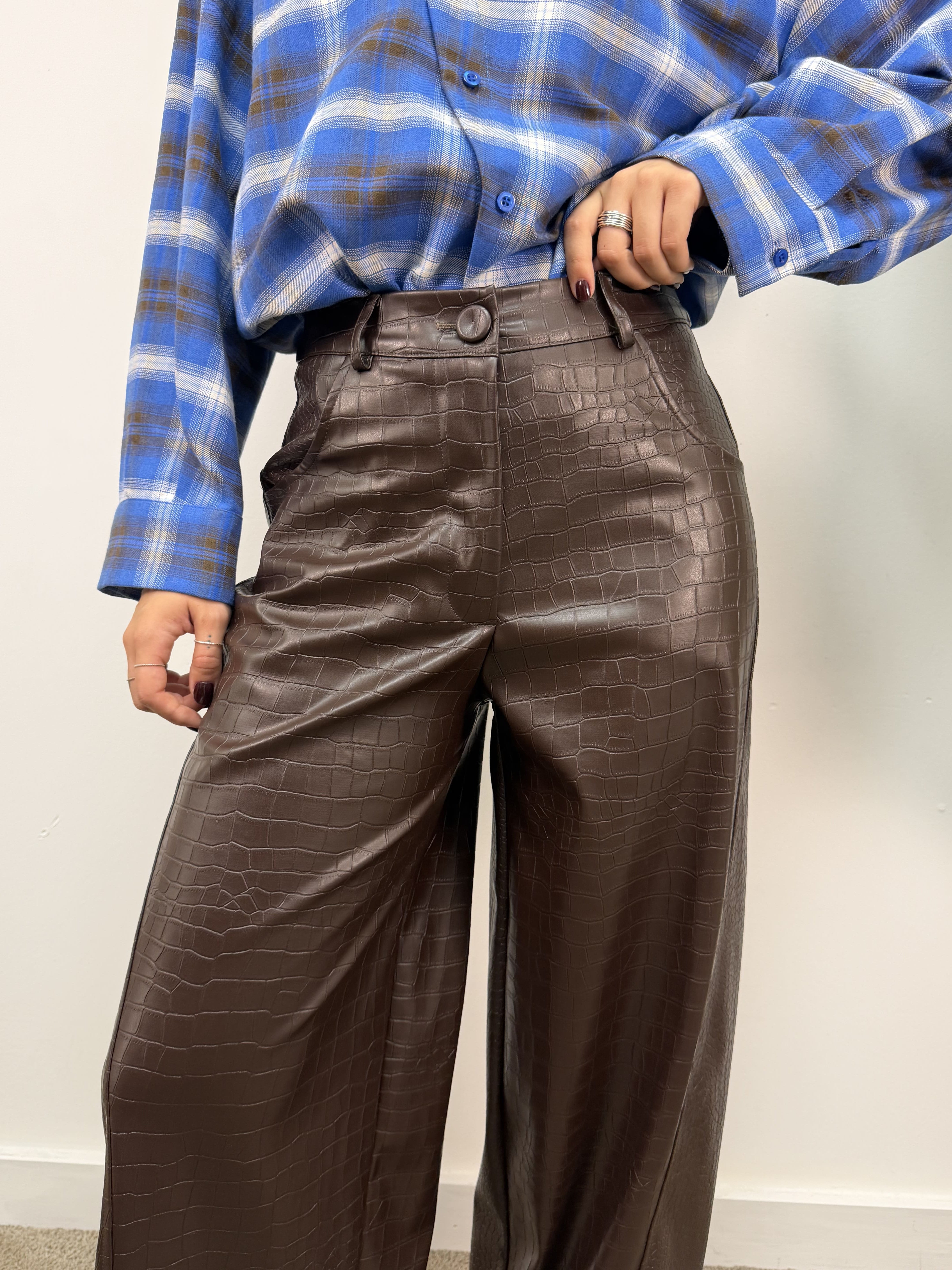 Pantalone barrel stampa cocco HaveOne