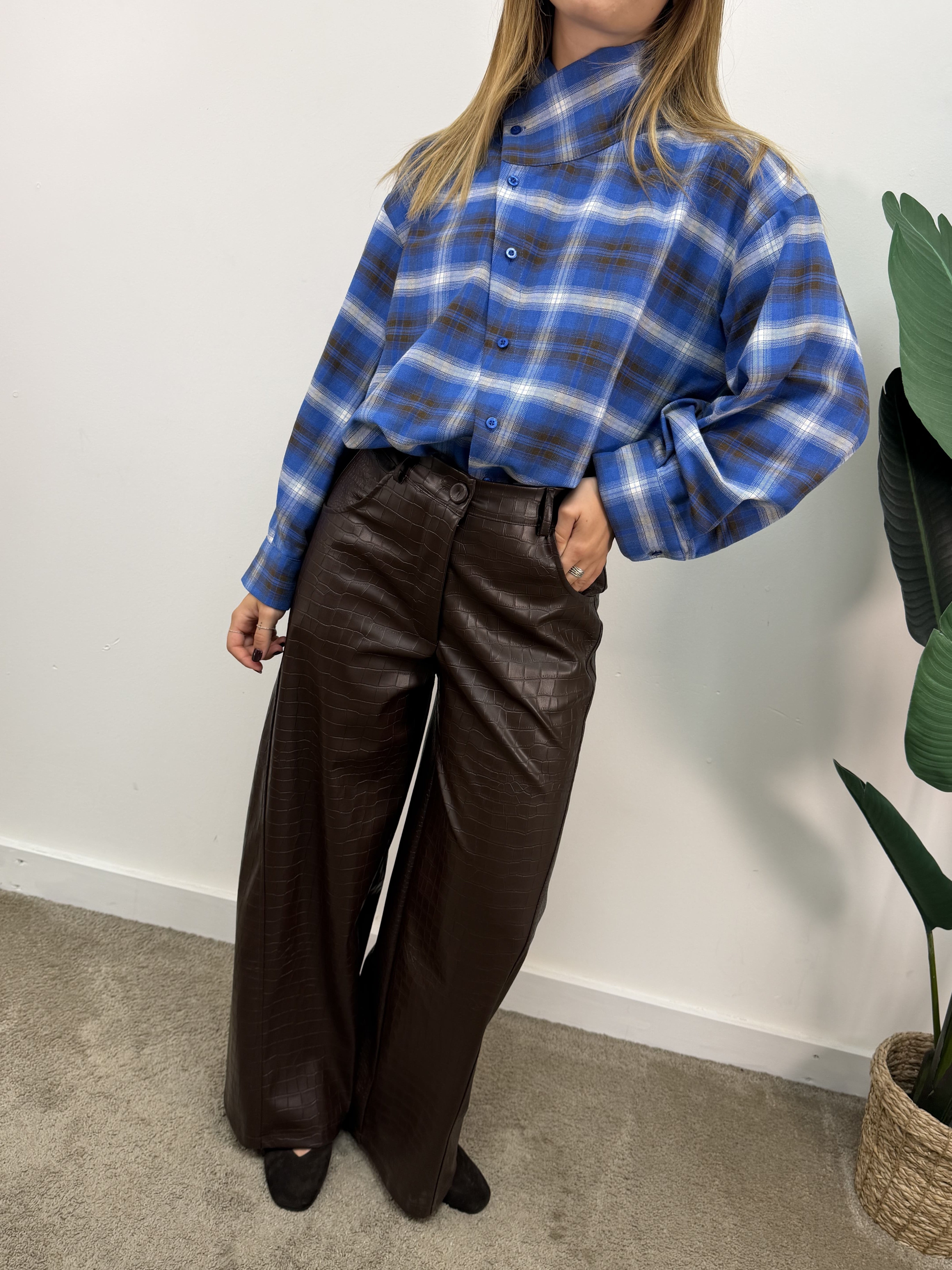 Pantalone barrel stampa cocco HaveOne