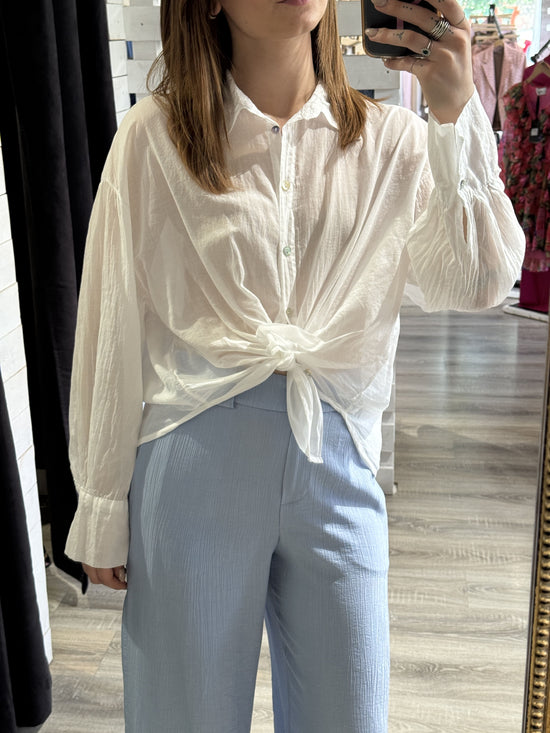 Camicia voile colletto e bottoni HaveOne