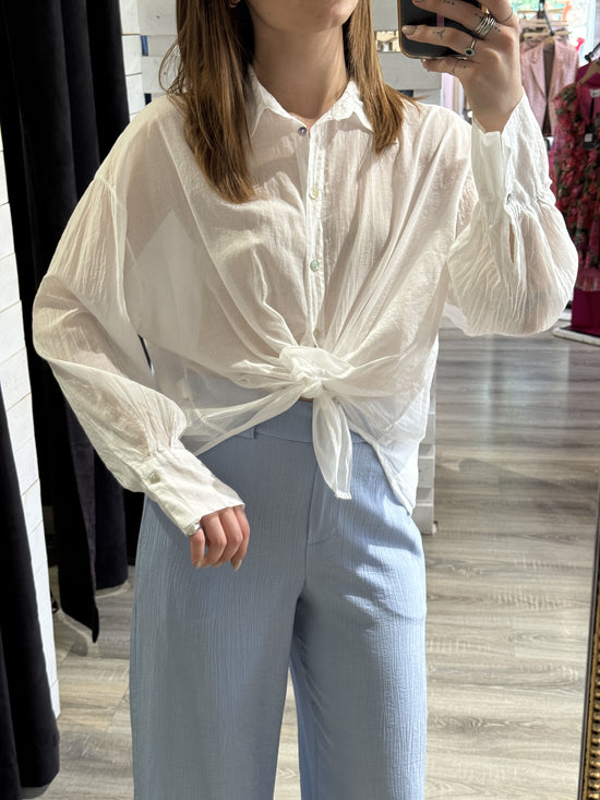 Camicia voile colletto e bottoni HaveOne