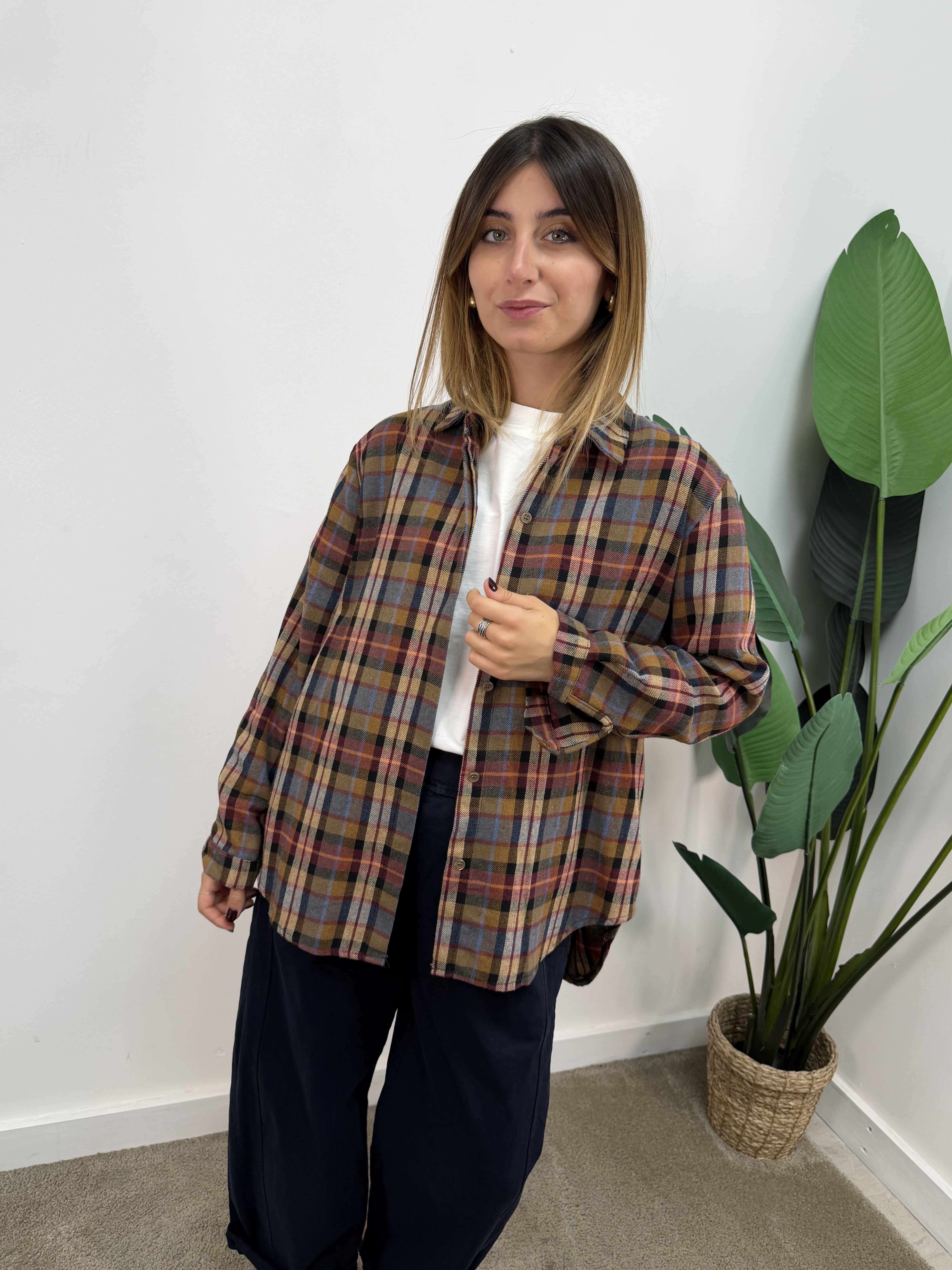 Camicia check in flanella MyD
