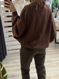 Bomber cardigan in felpa Brend