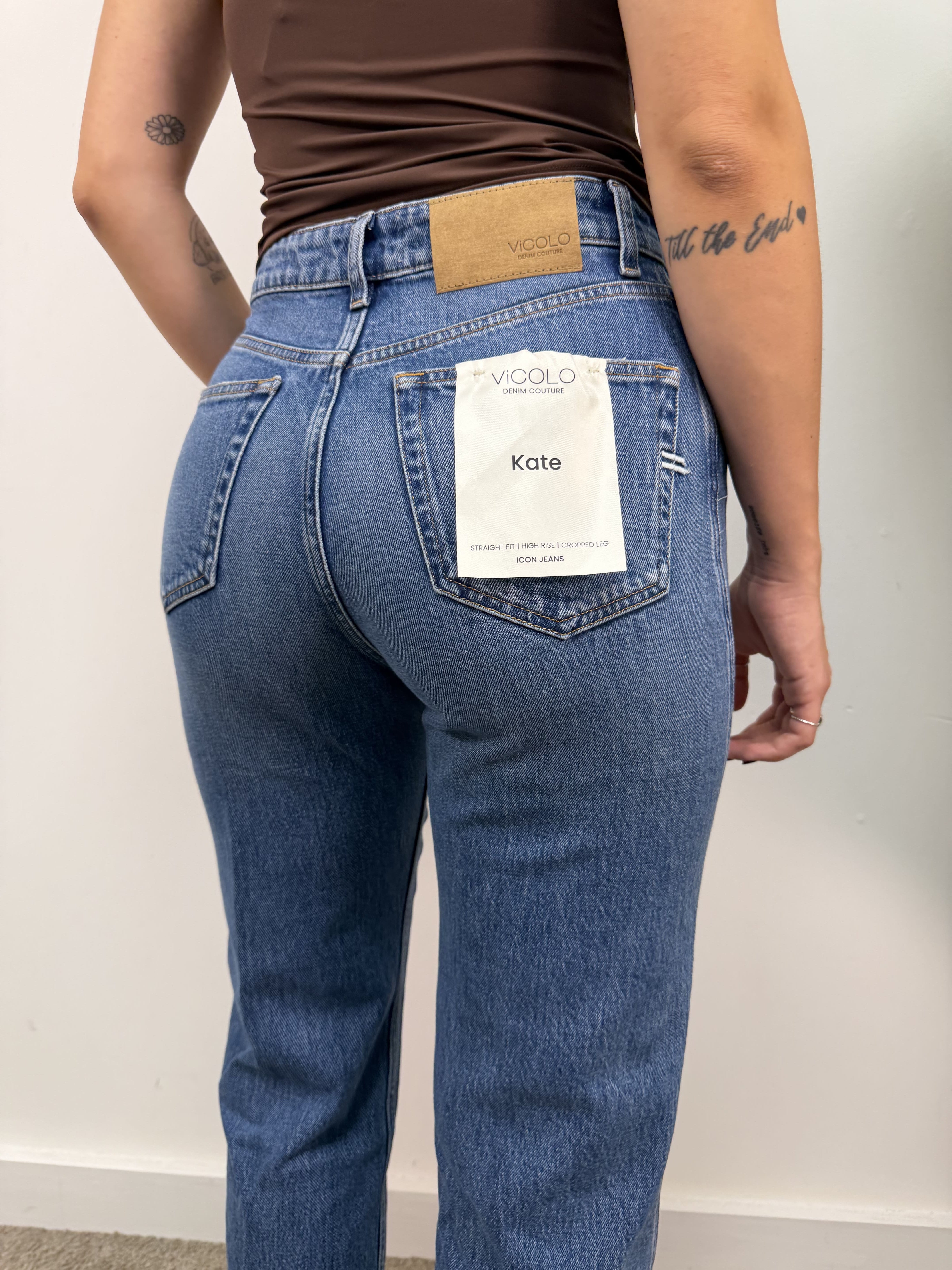 Jeans Kate denim scuro Vicolo
