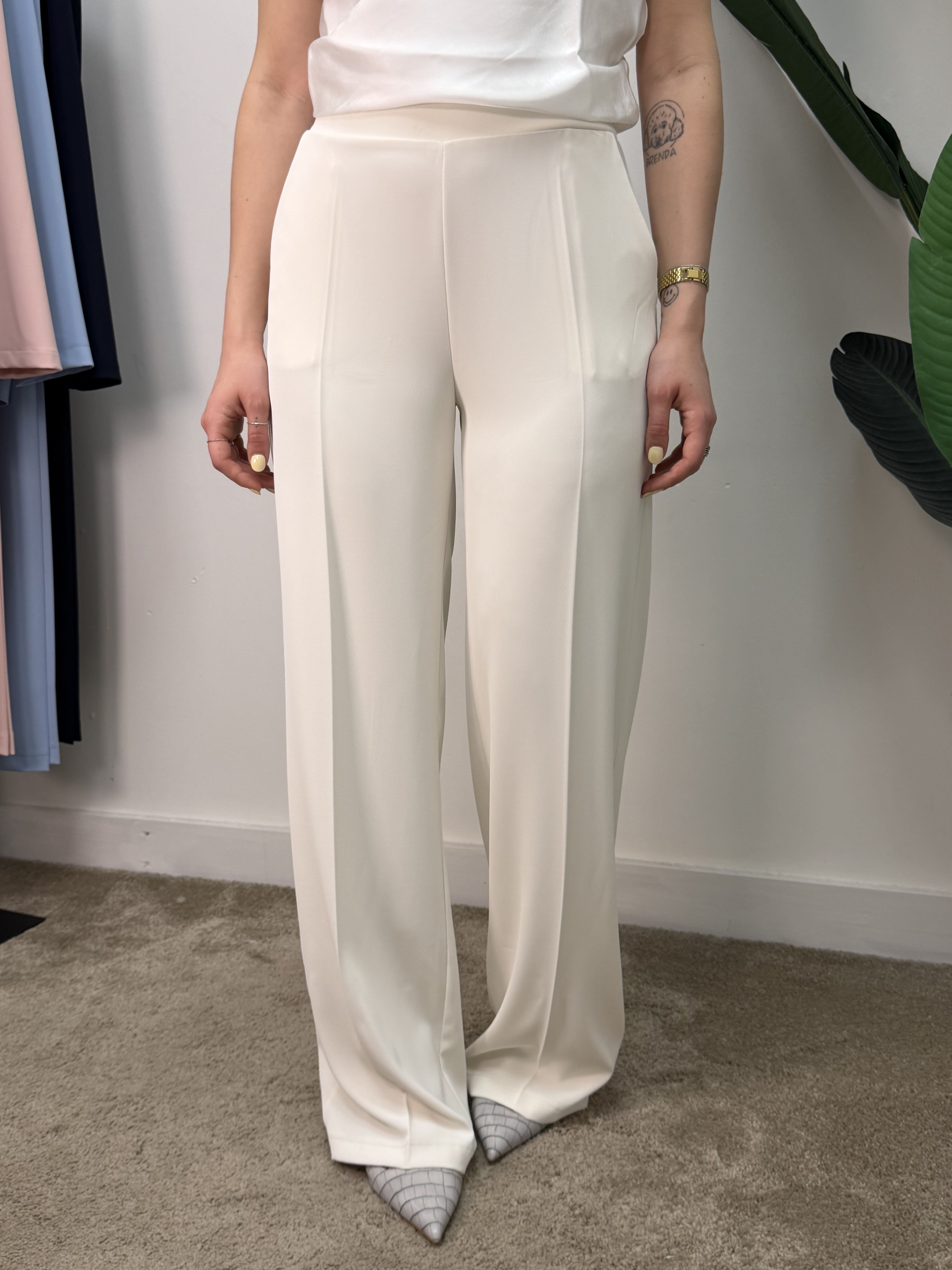 Completo fluido giacca con fusciacca e pantalone Susy Mix