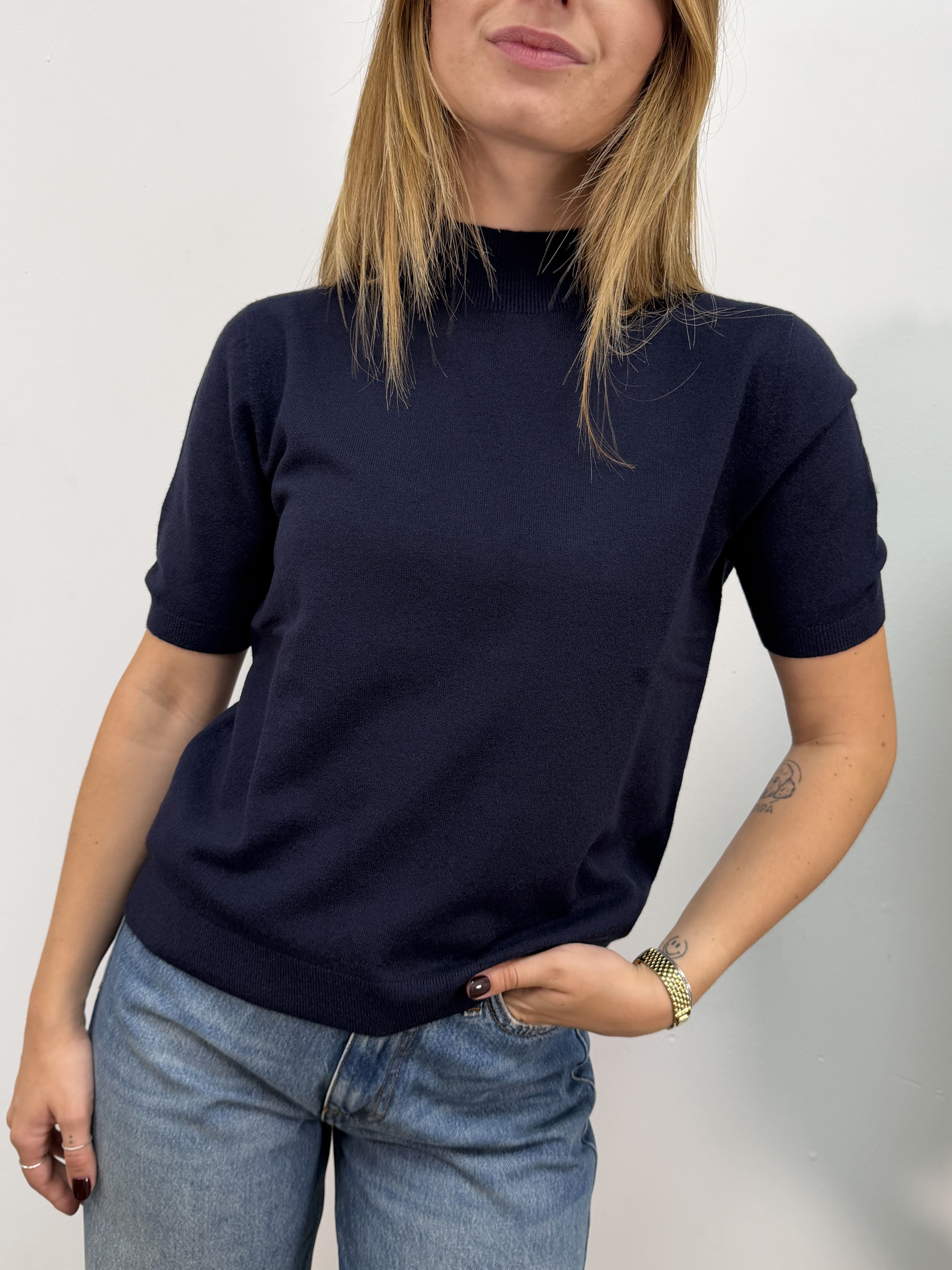 Maglia lupetto manica corta MyD