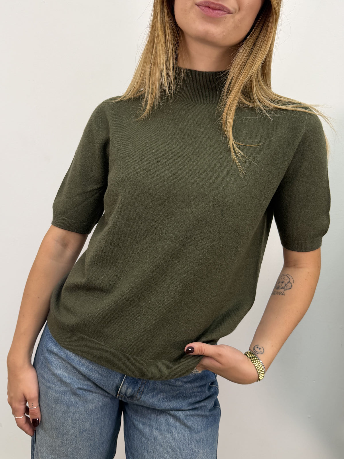 Maglia lupetto manica corta MyD