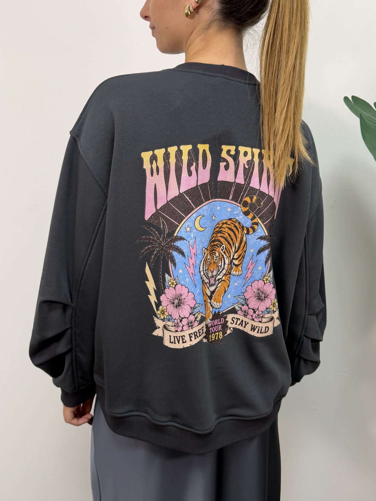 Felpa stampa "Wild Spirit" Vicolo