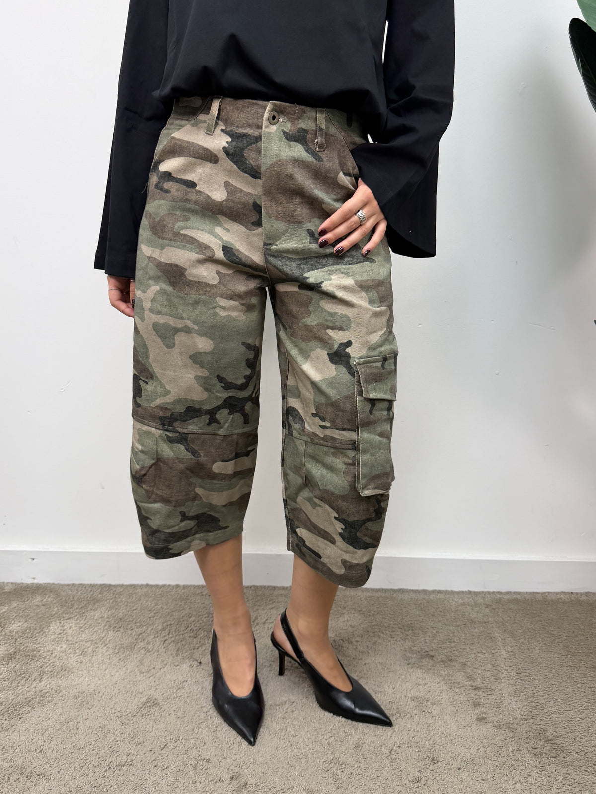 Bermuda cargo camouflage Tensione In