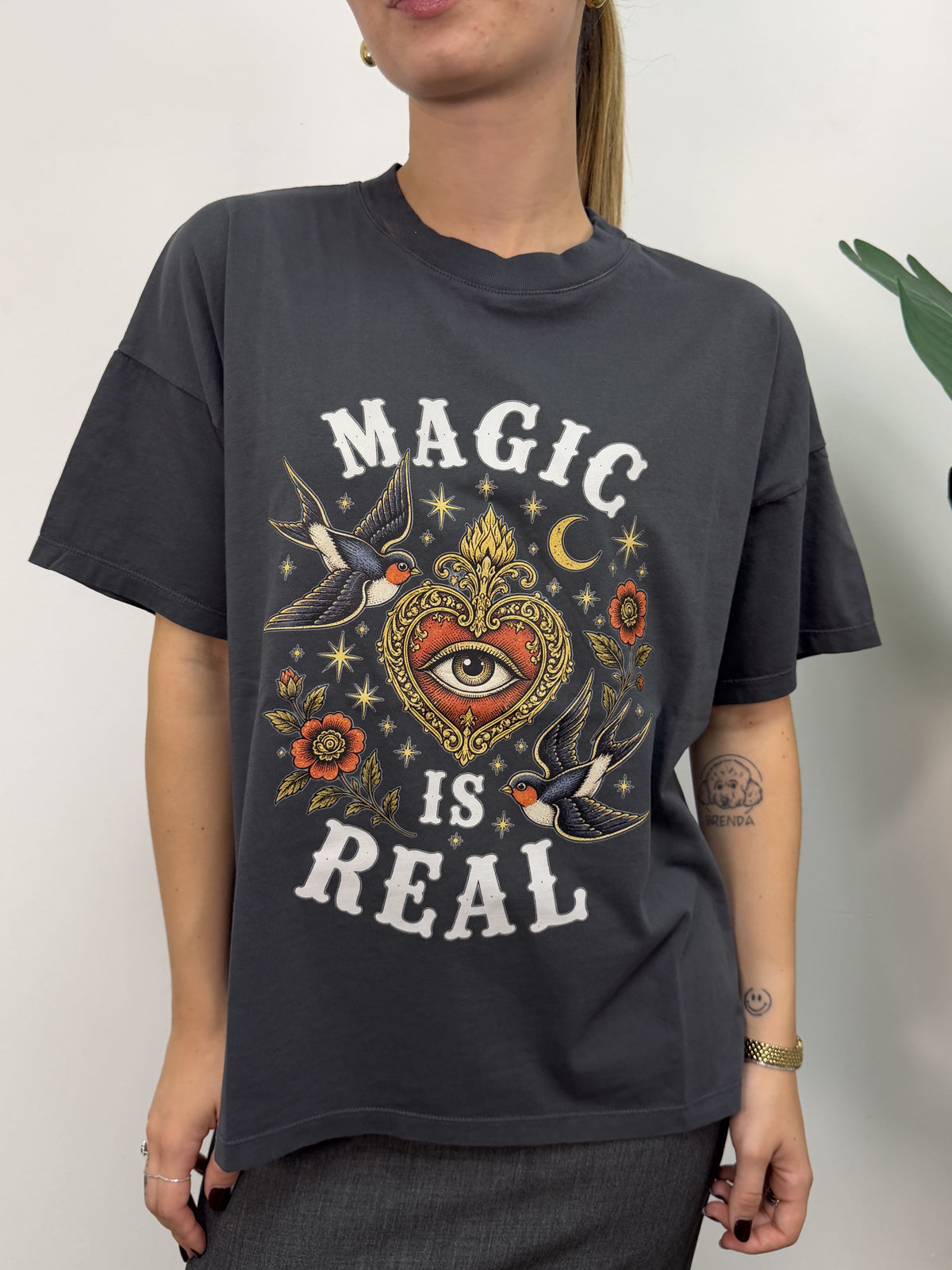 T-Shirt stampa "Magic real" Vicolo