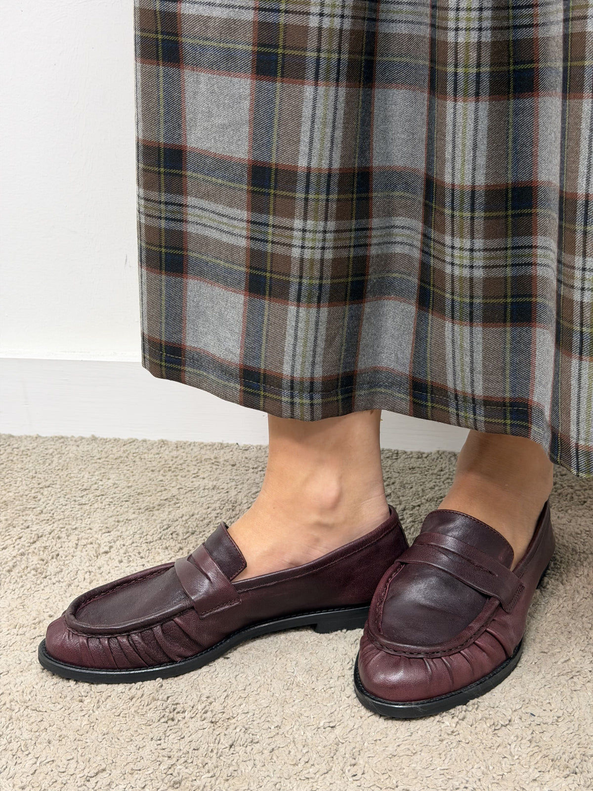 Mocassino in pelle spazzolata Divine Follie