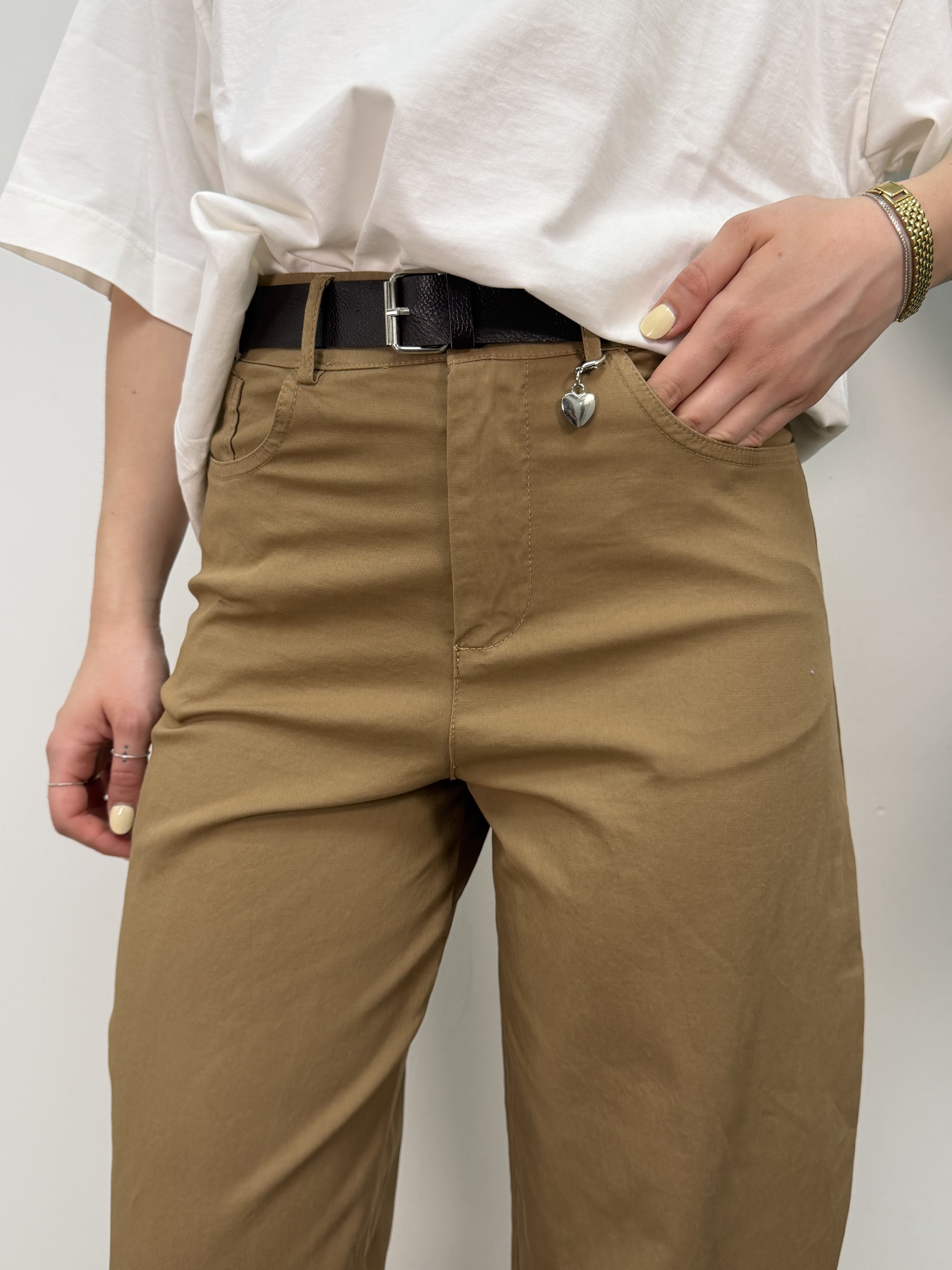Pantalone cuoricino modello carrot Susy Mix