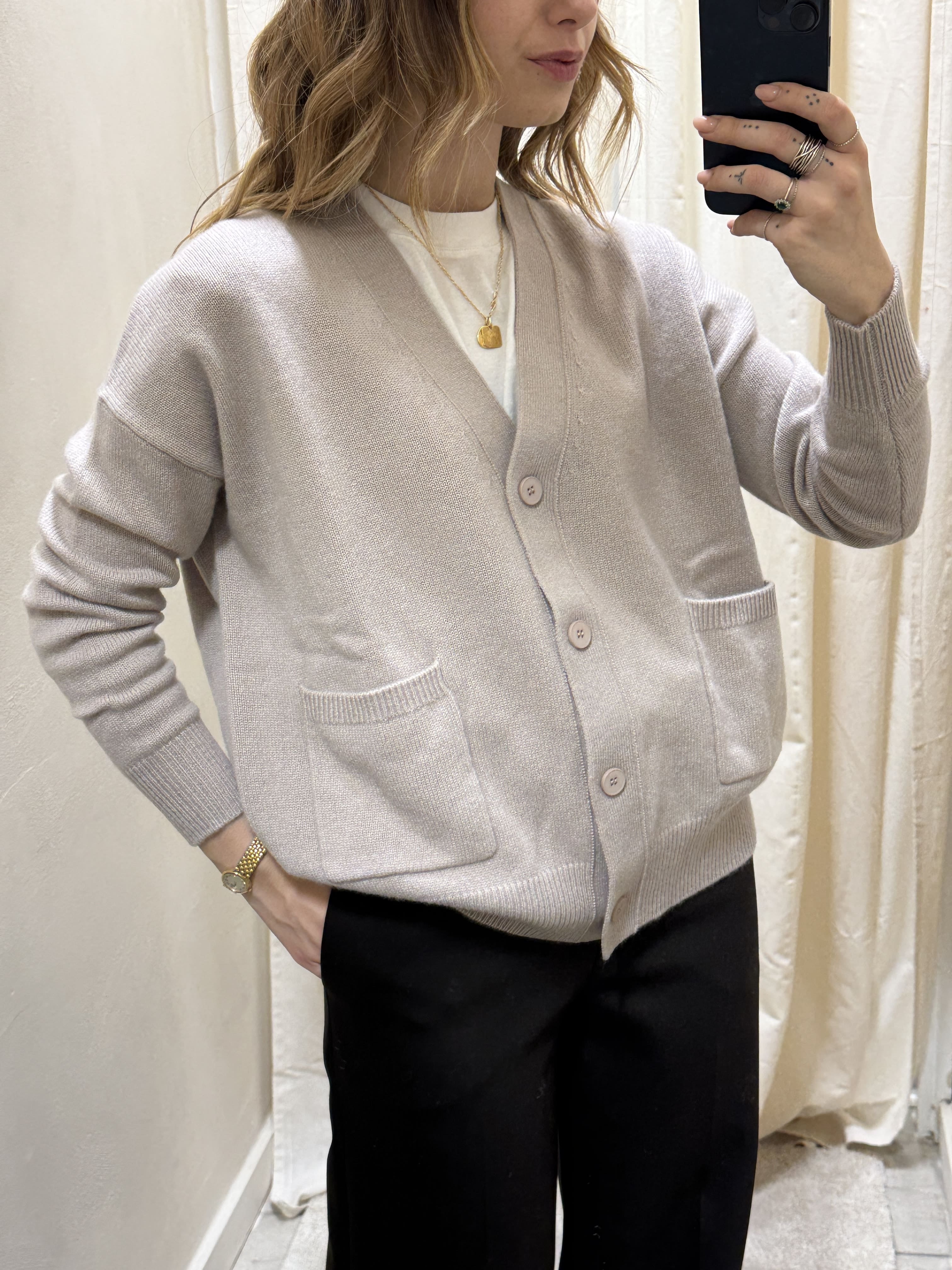 Cardigan in 100% cashmere Tensione In