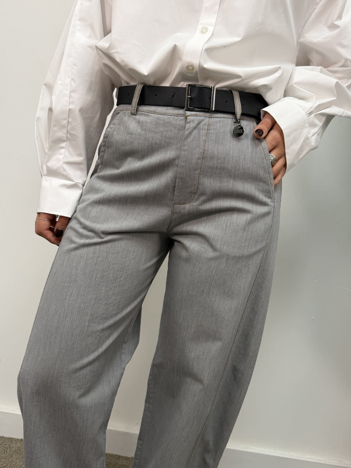 Pantalone ovetto grigio Susy Mix