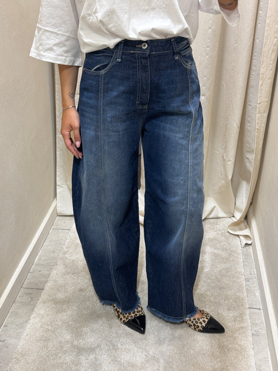 Jeans balloon loose sfrangiato Please