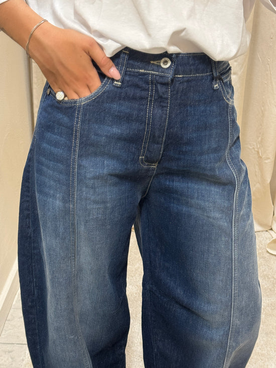 Jeans balloon loose sfrangiato Please